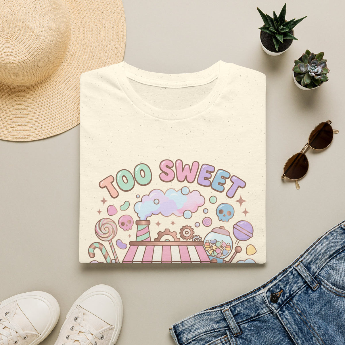 Too Sweet To Be Spooky Tee - Gildan