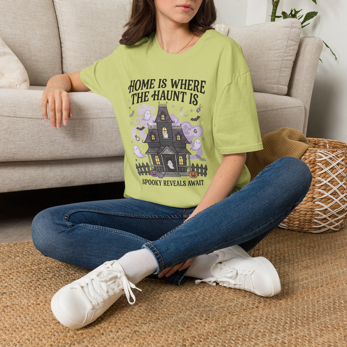 Home Is Where The Haunt Is Tee - Gildan