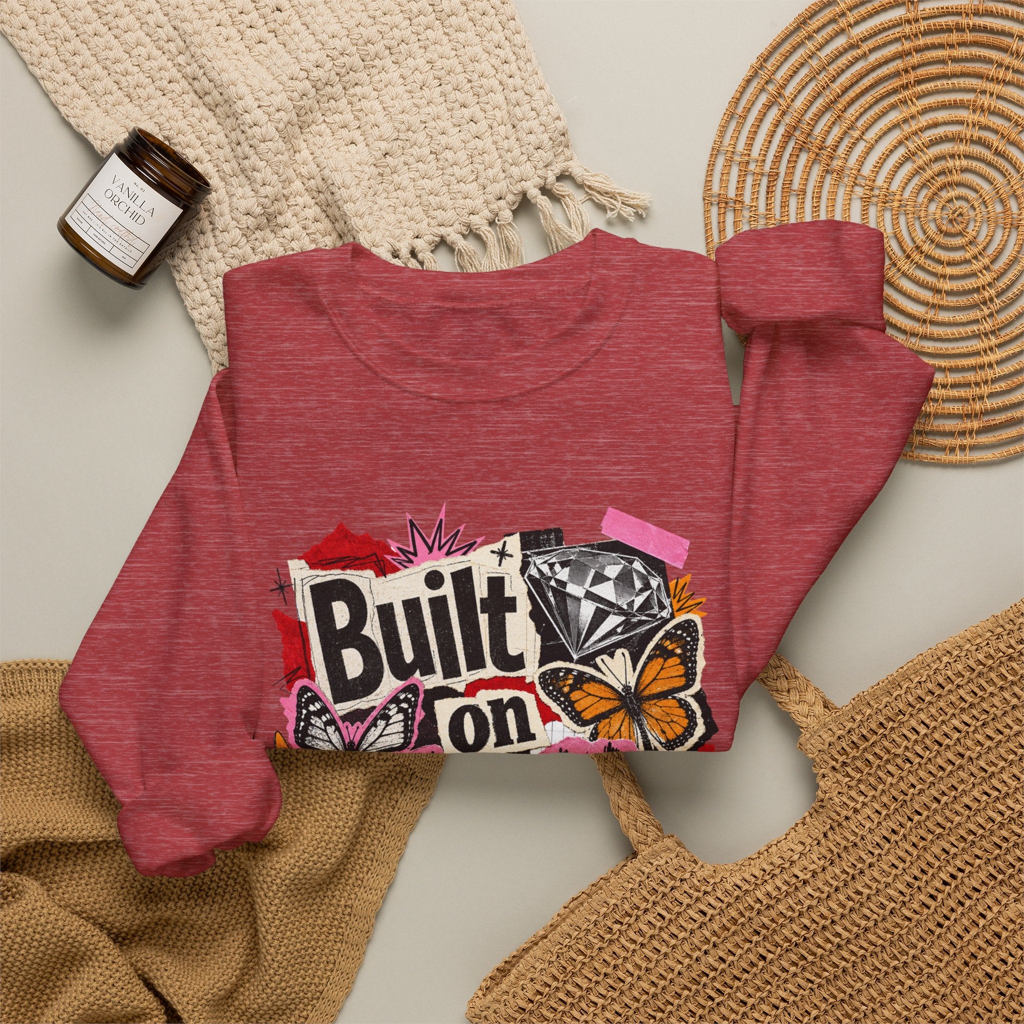 Built on Sparkle Sweatshirt - Gildan