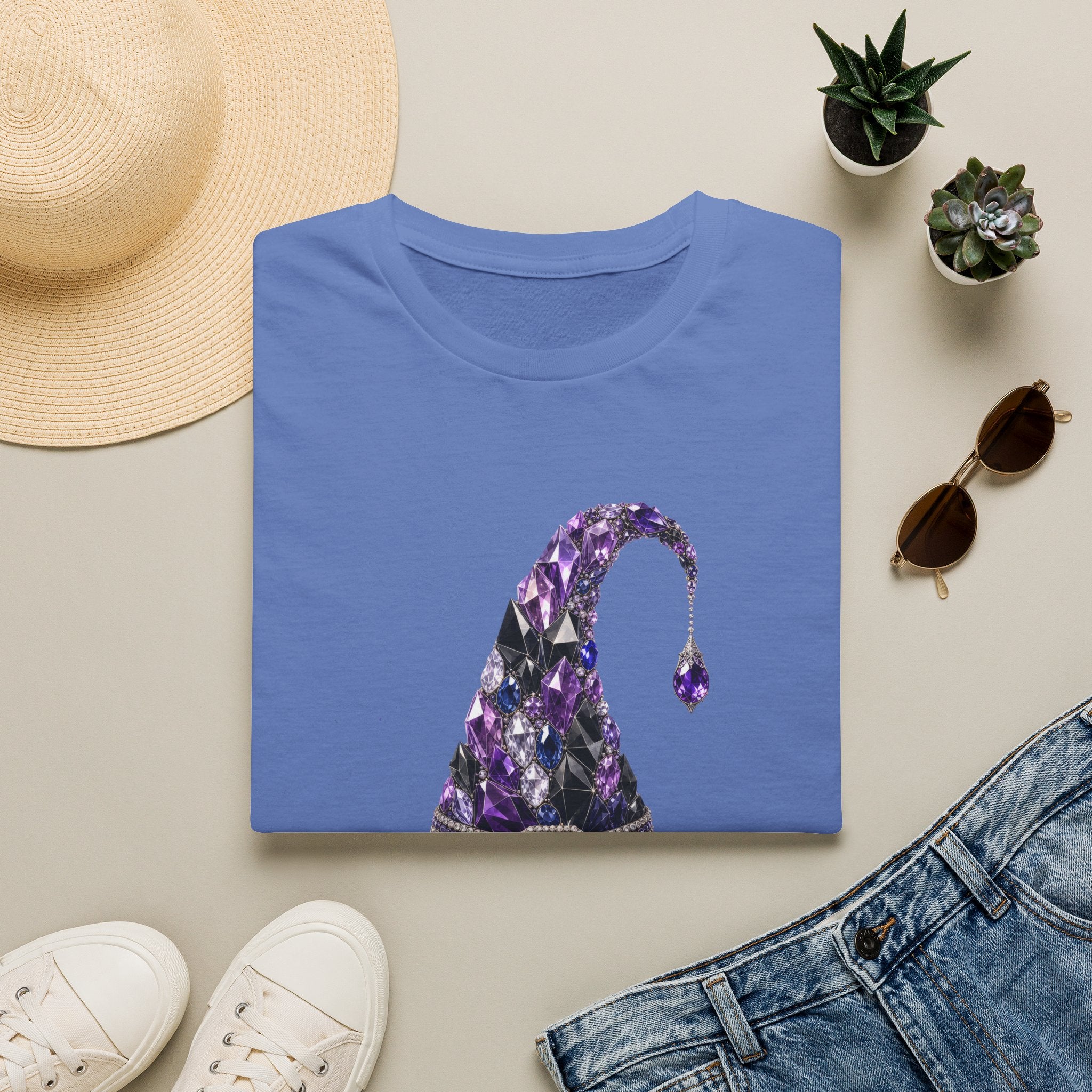 The Jeweled Witches Hat Tee - Gildan