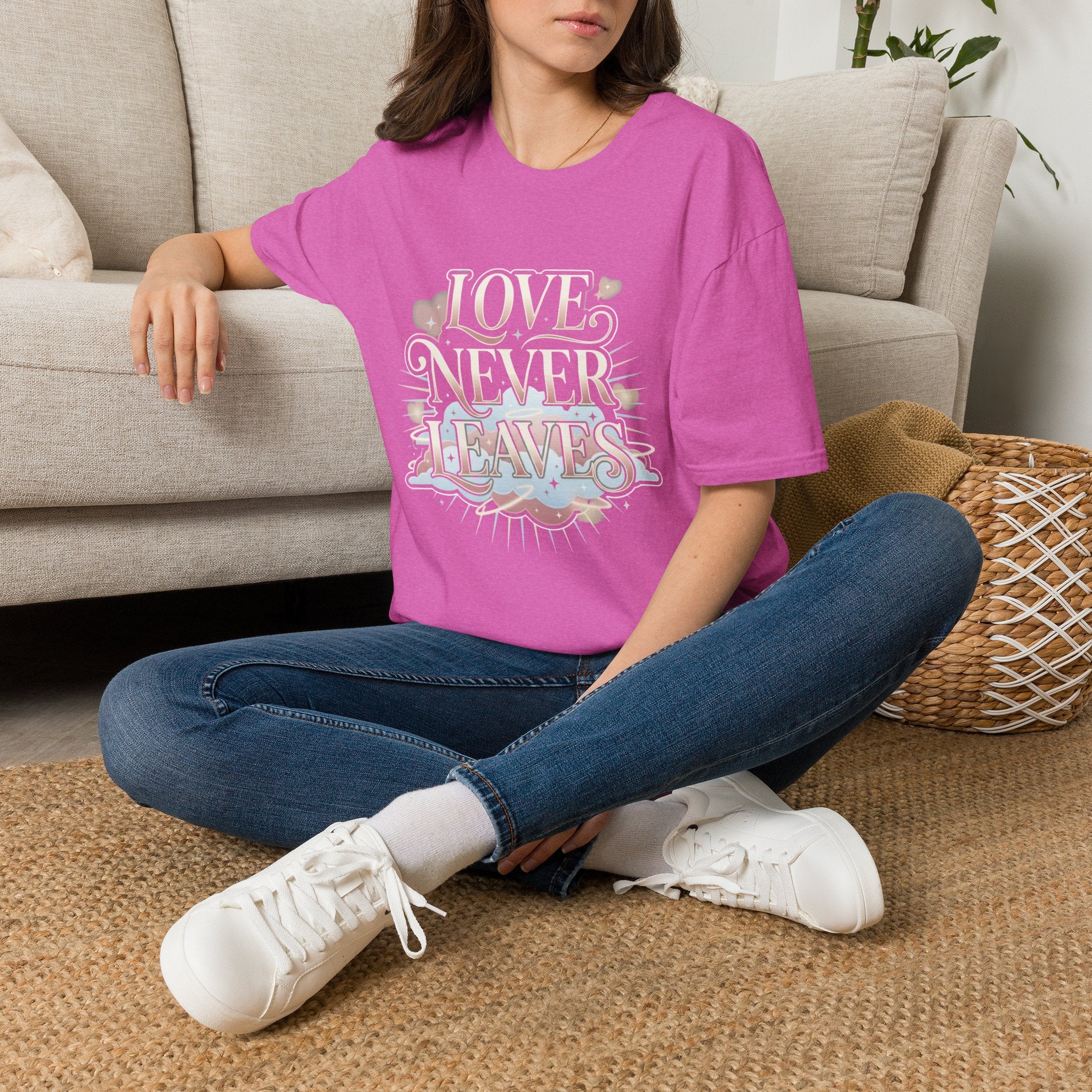 Love Never Leaves Tee - Gildan