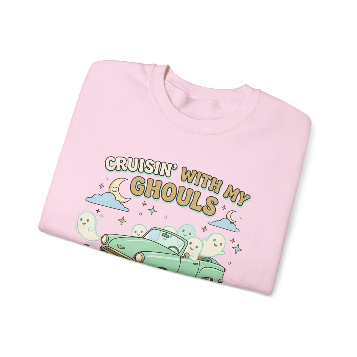 Cruisin' With My Ghouls Sweatshirt - Gildan