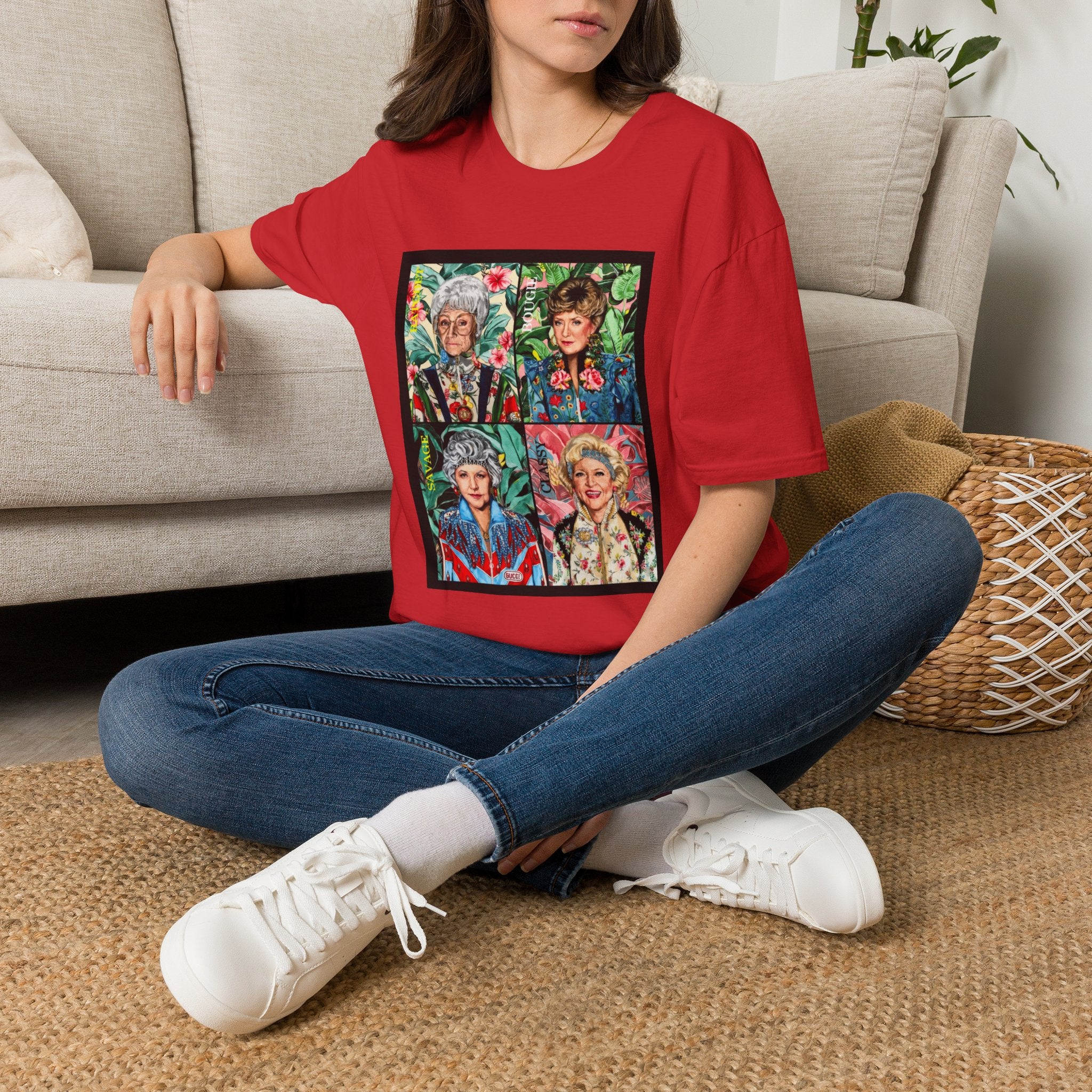 Golden Baddies Tee - Gildan