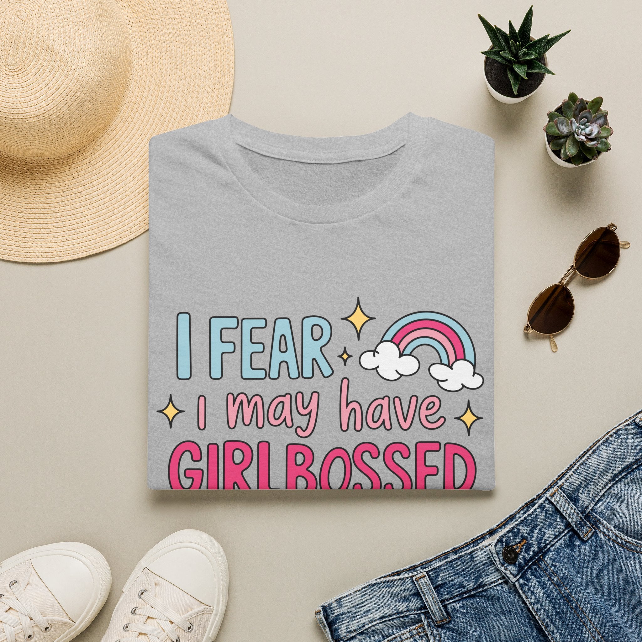 Girlbossed Too Hard Tee- Gildan