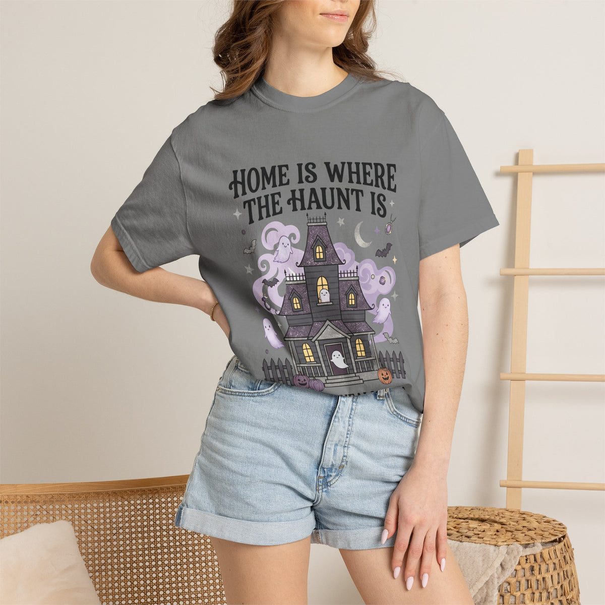 Home Is Where The Haunt Is Tee - Comfort Colors