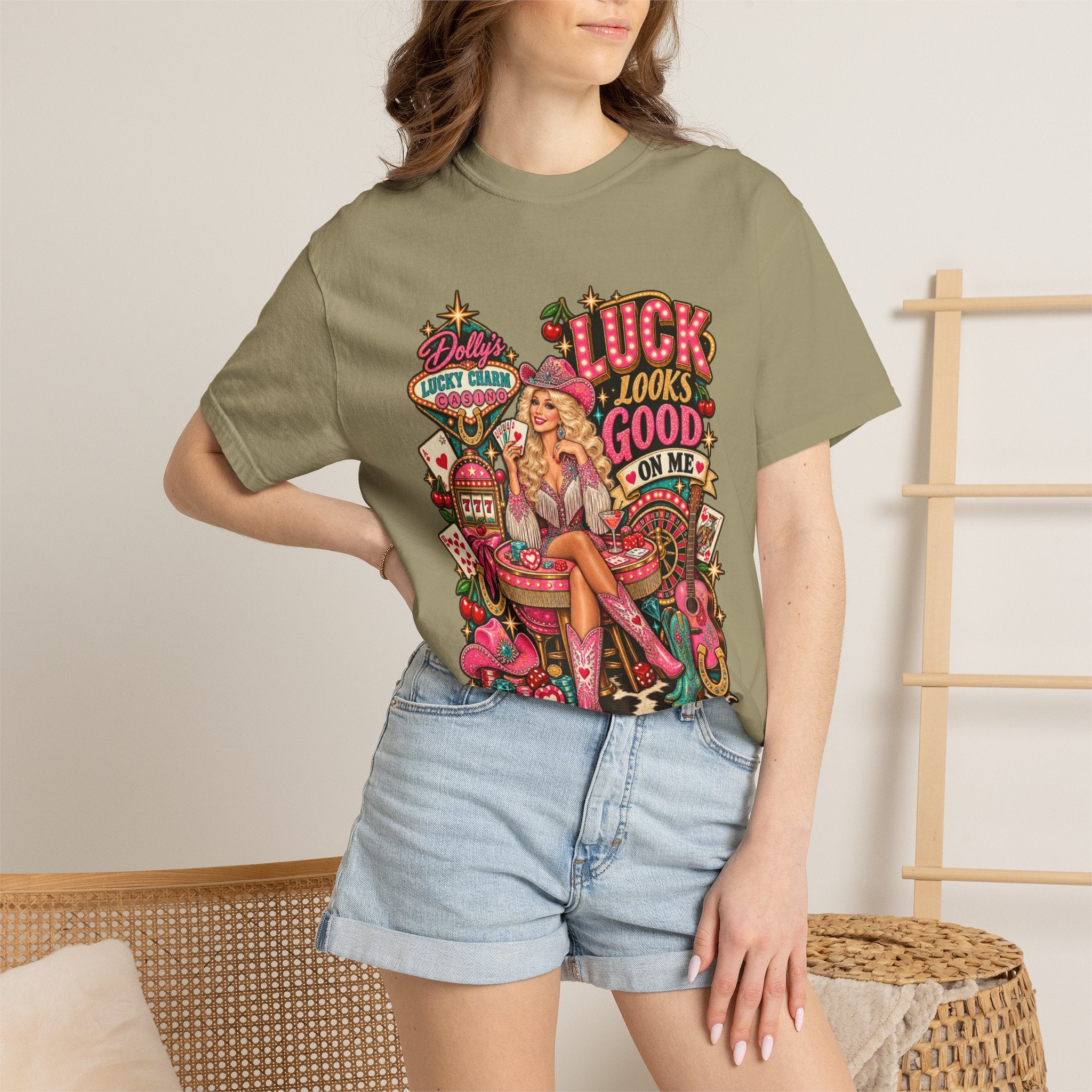 Dolly's Lucky Charm Casino Tee
