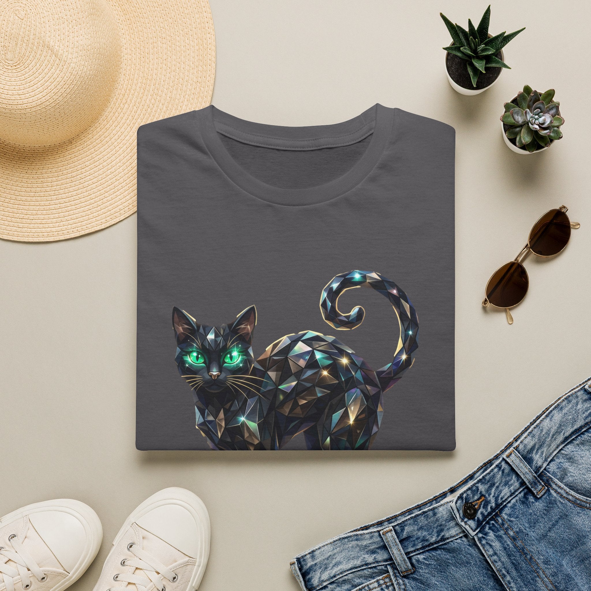 The Jeweled Cat Tee - Gildan