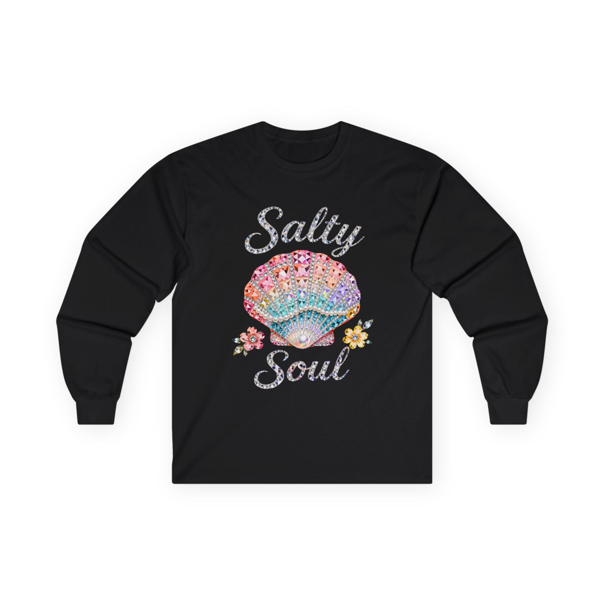Salty Soul Long Sleeve Tee - Gildan