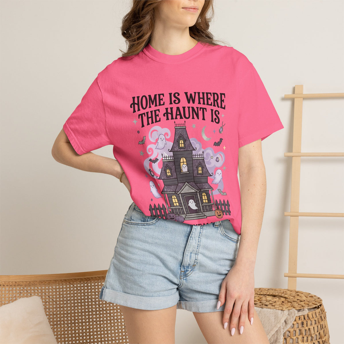Home Is Where The Haunt Is Tee - Comfort Colors