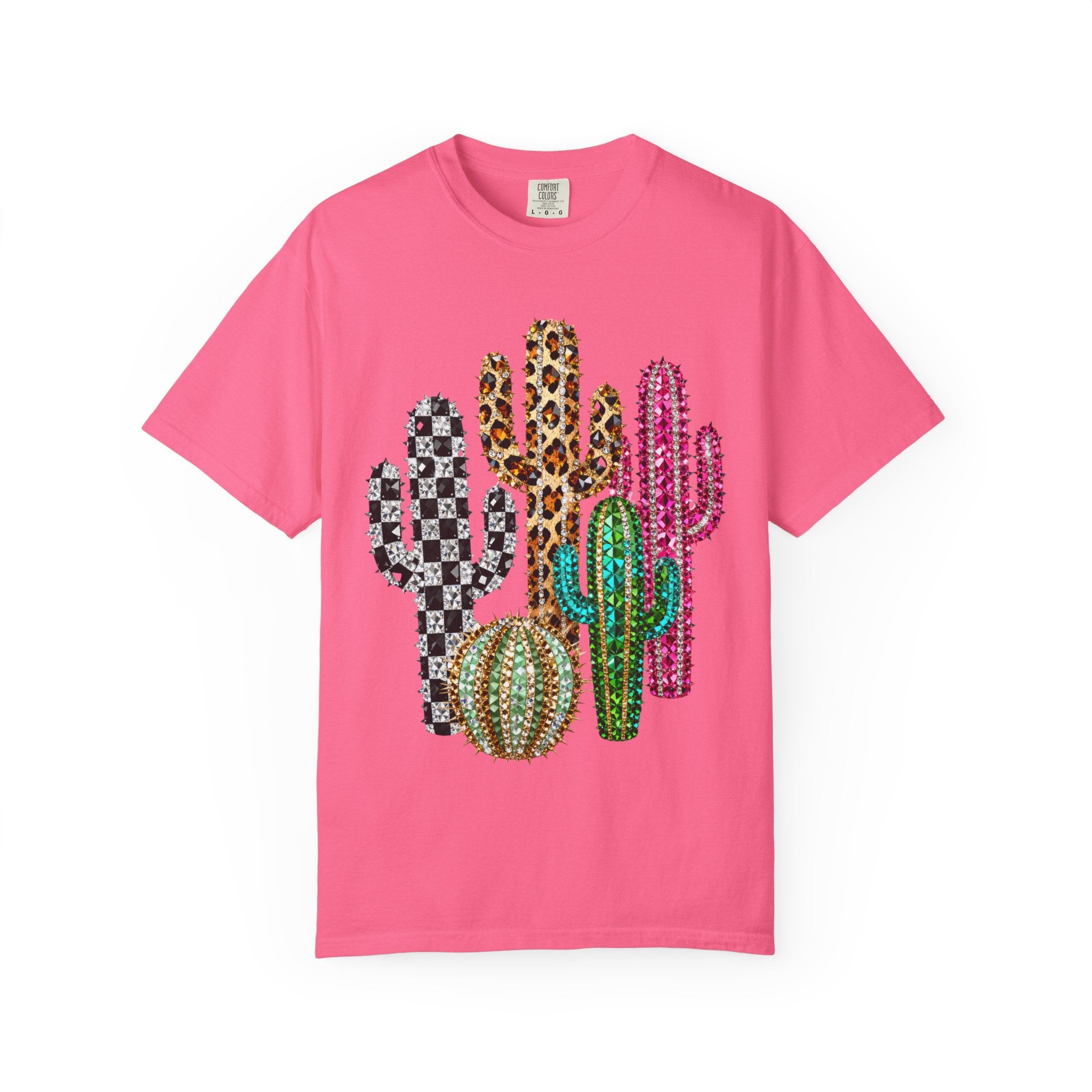 The Jeweled Cactus Tee - Comfort Colors