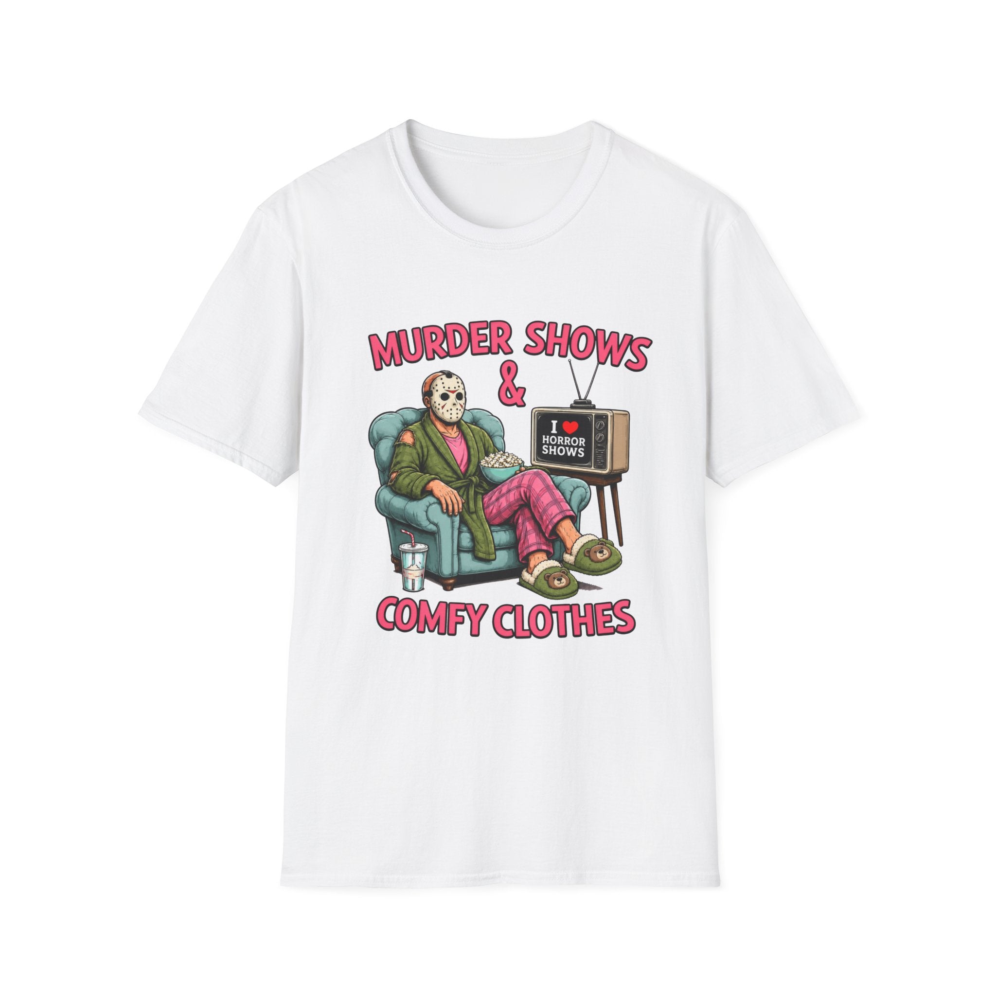 Murder Shows and Comfy Clothes Tee- Gildan