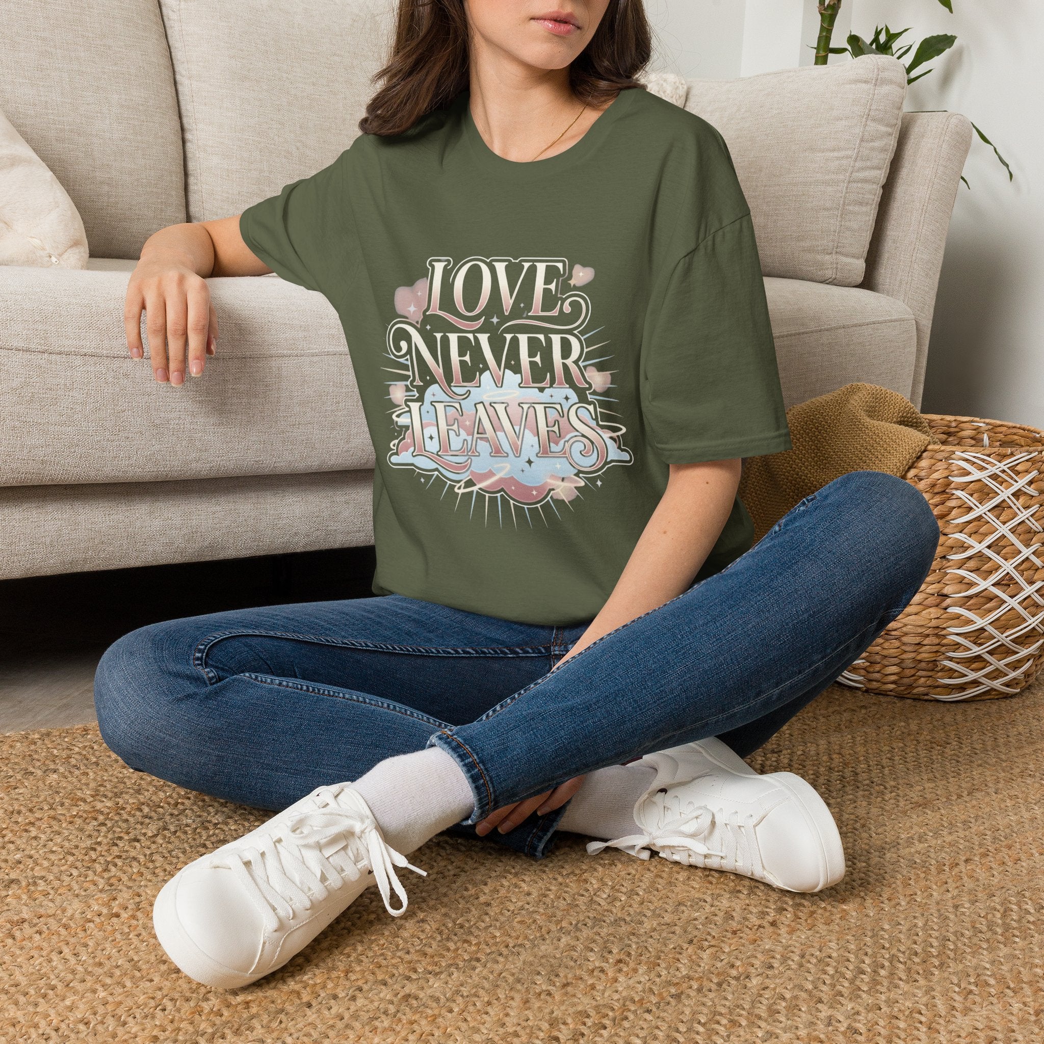 Love Never Leaves Tee - Gildan