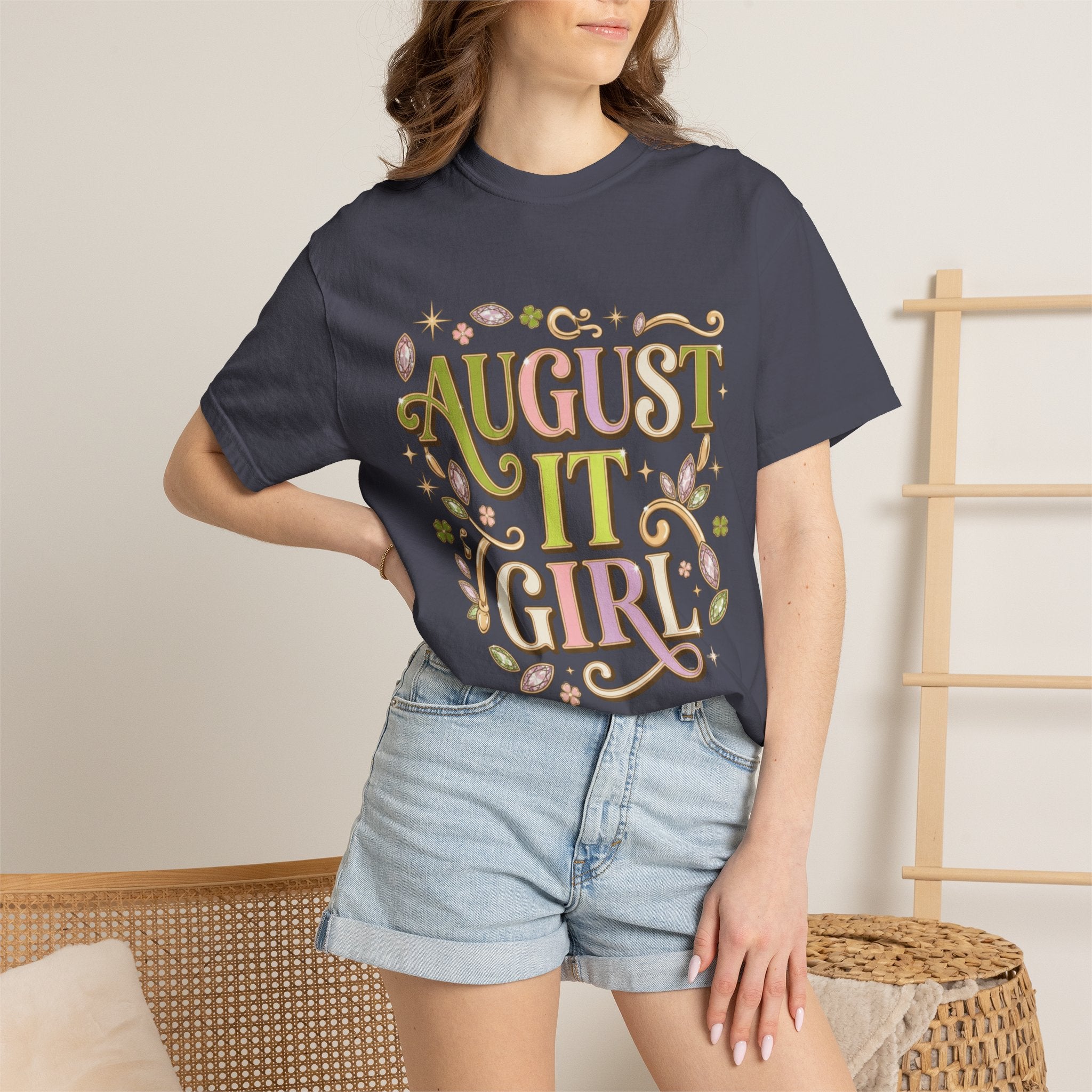 August It Girl Tee - Comfort Colors
