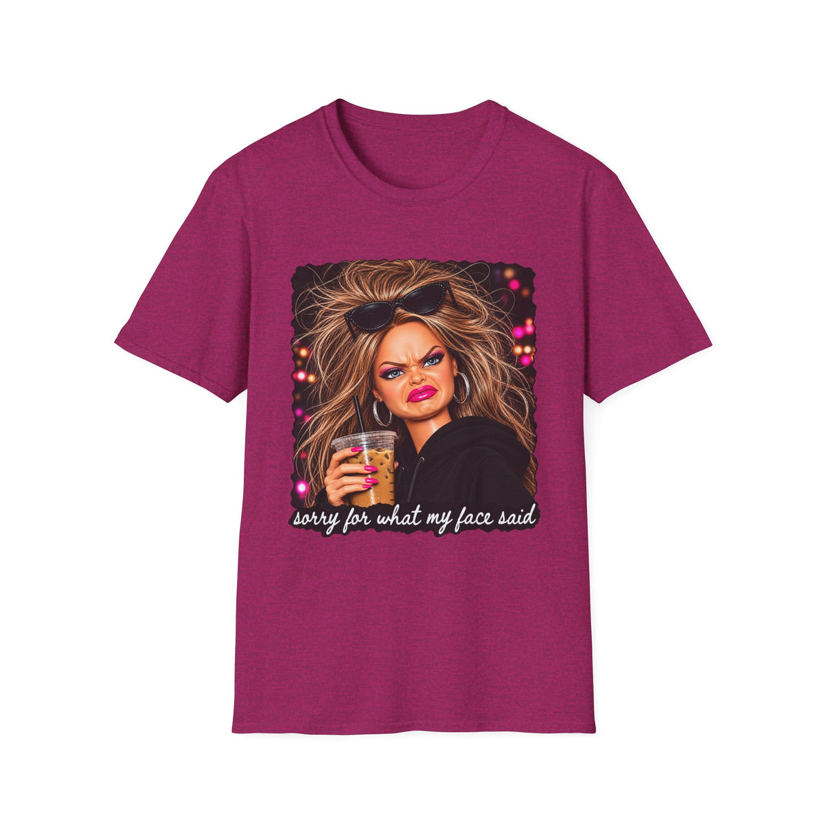 Sorry For What My Face Said Tee - Gildan