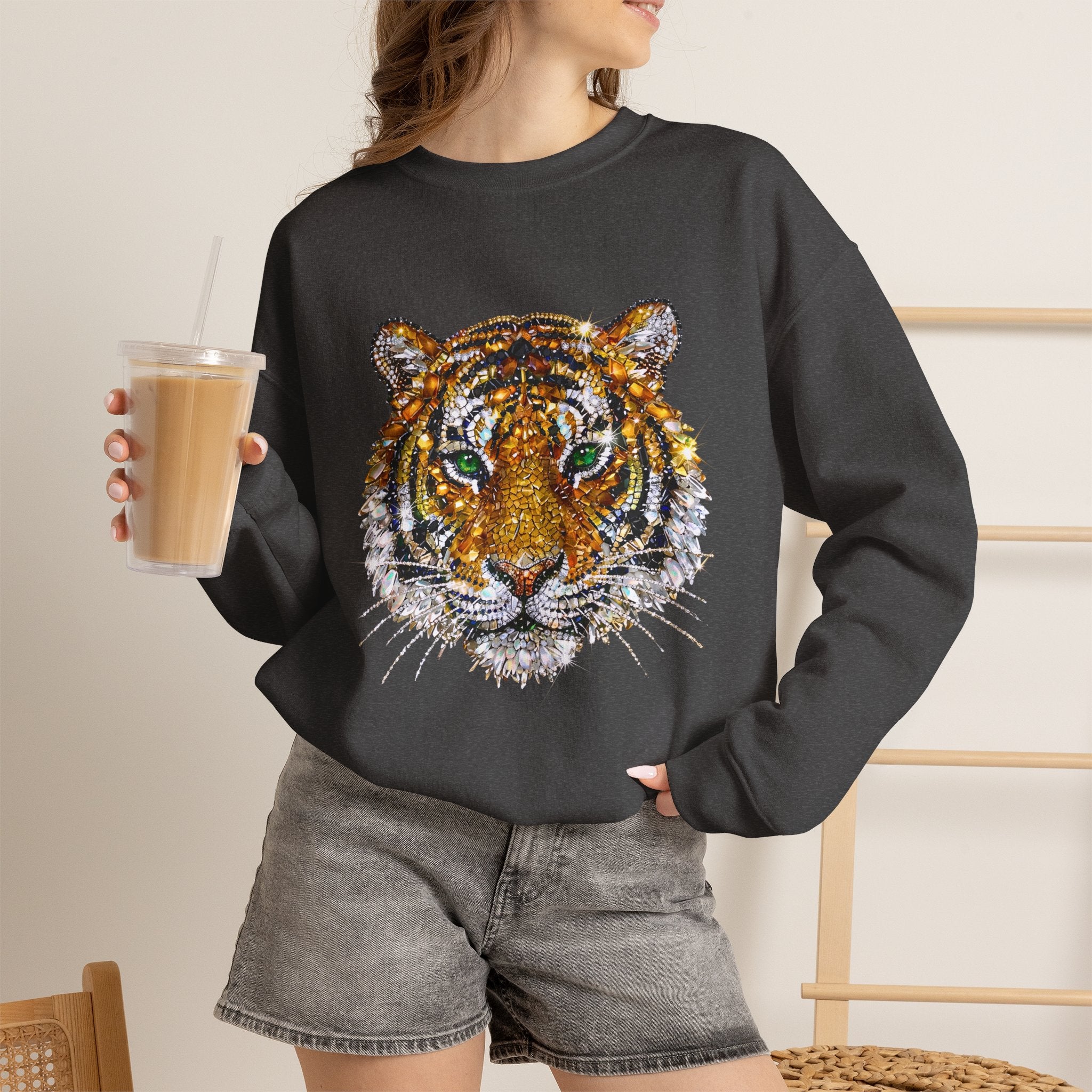 Jeweleed Tiger Sweatshirt