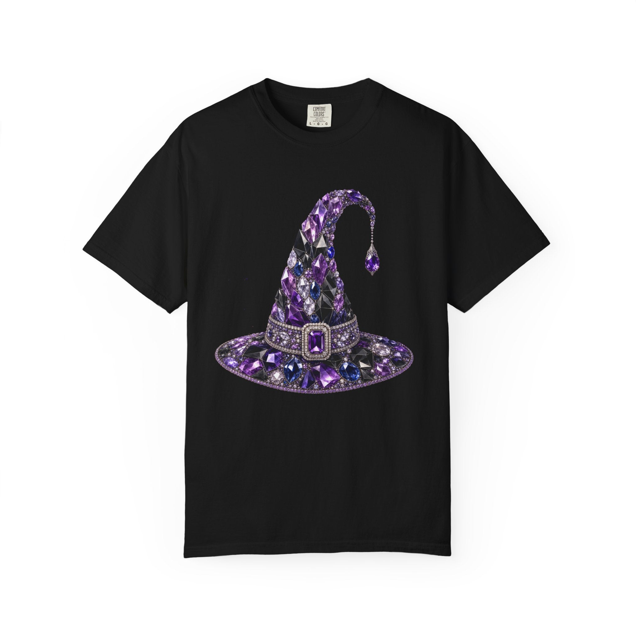 Jeweled Witches Hat Tee - Comfort Colors