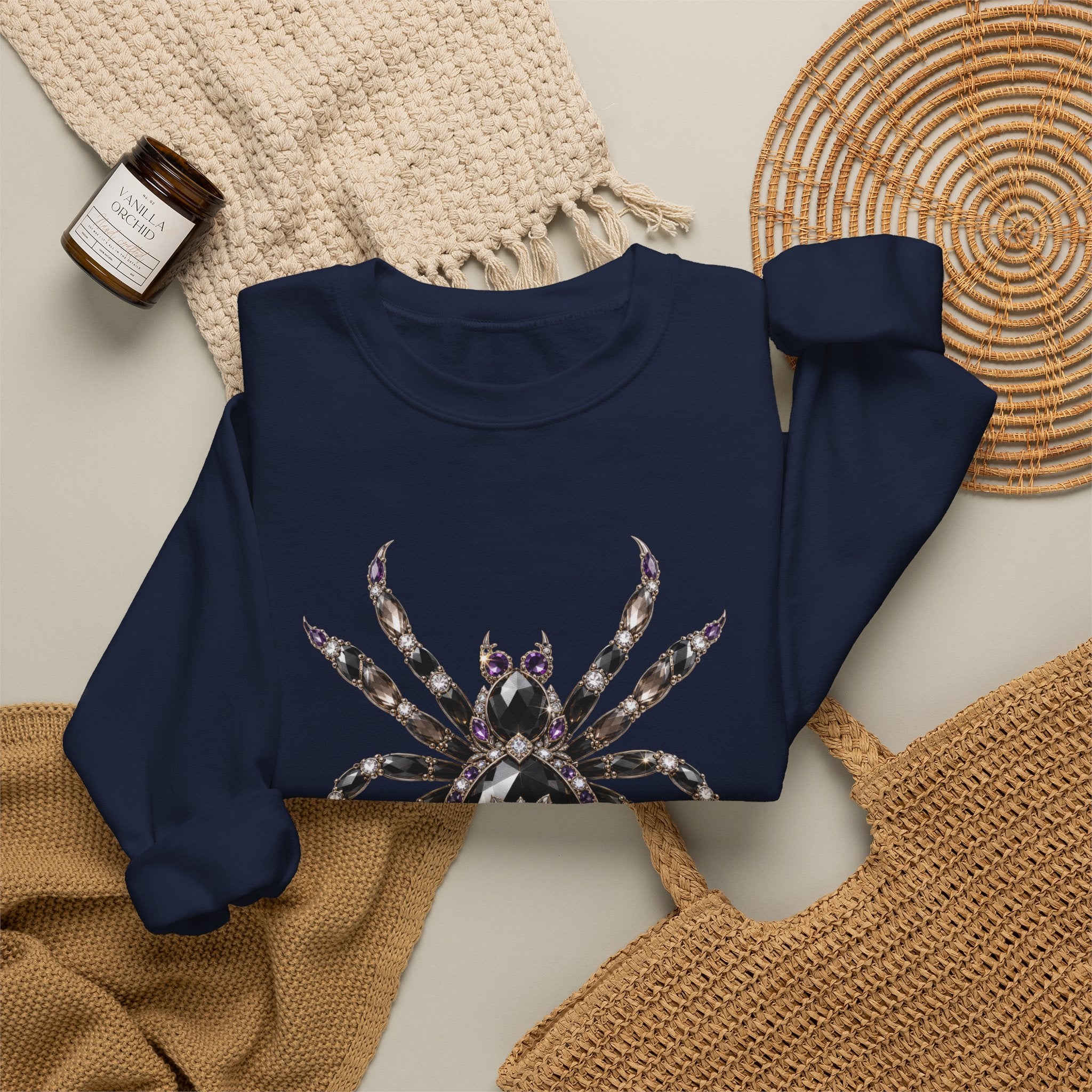 The Jeweled Spider Sweatshirt - Gildan