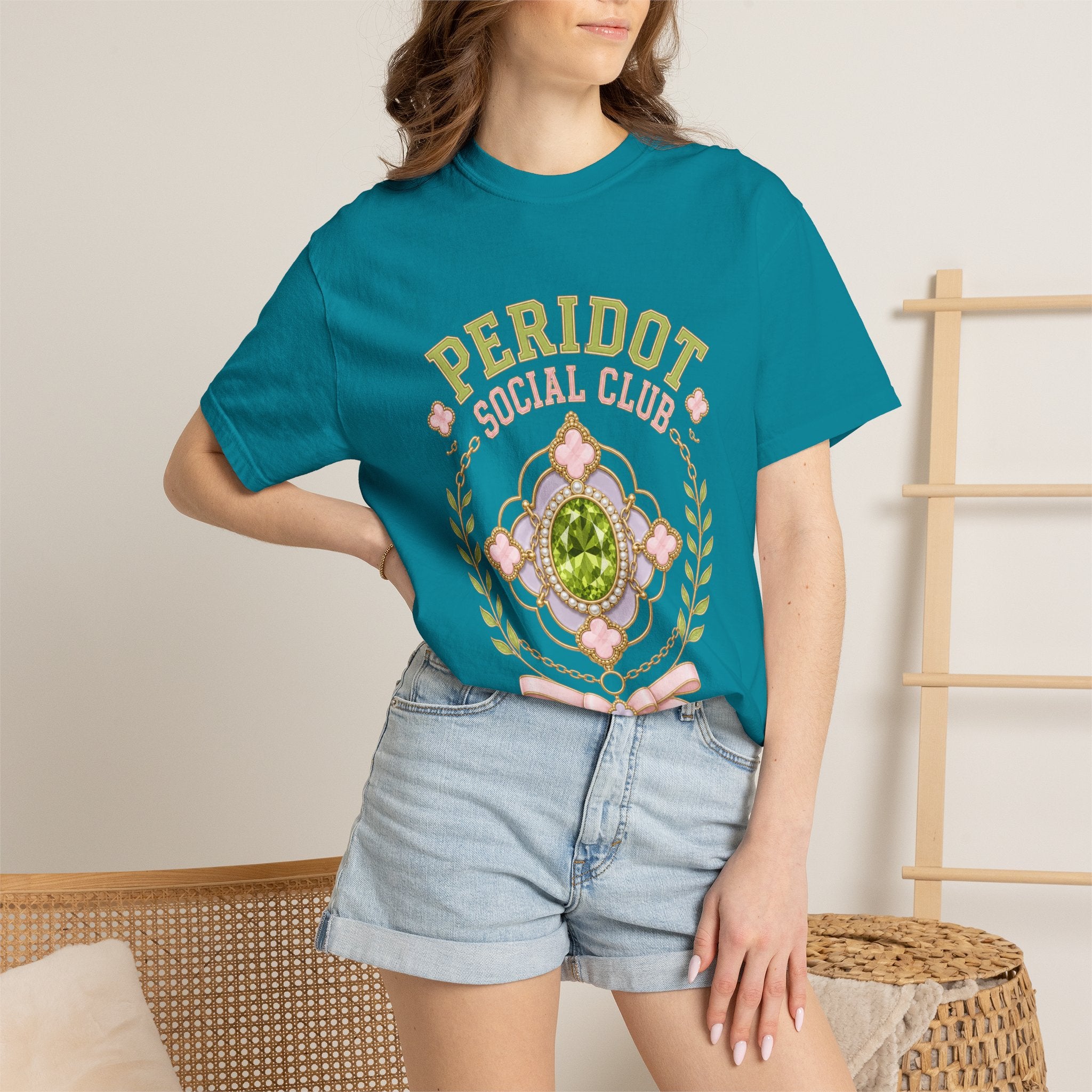 Peridot Social Club Tee - Comfort Colors