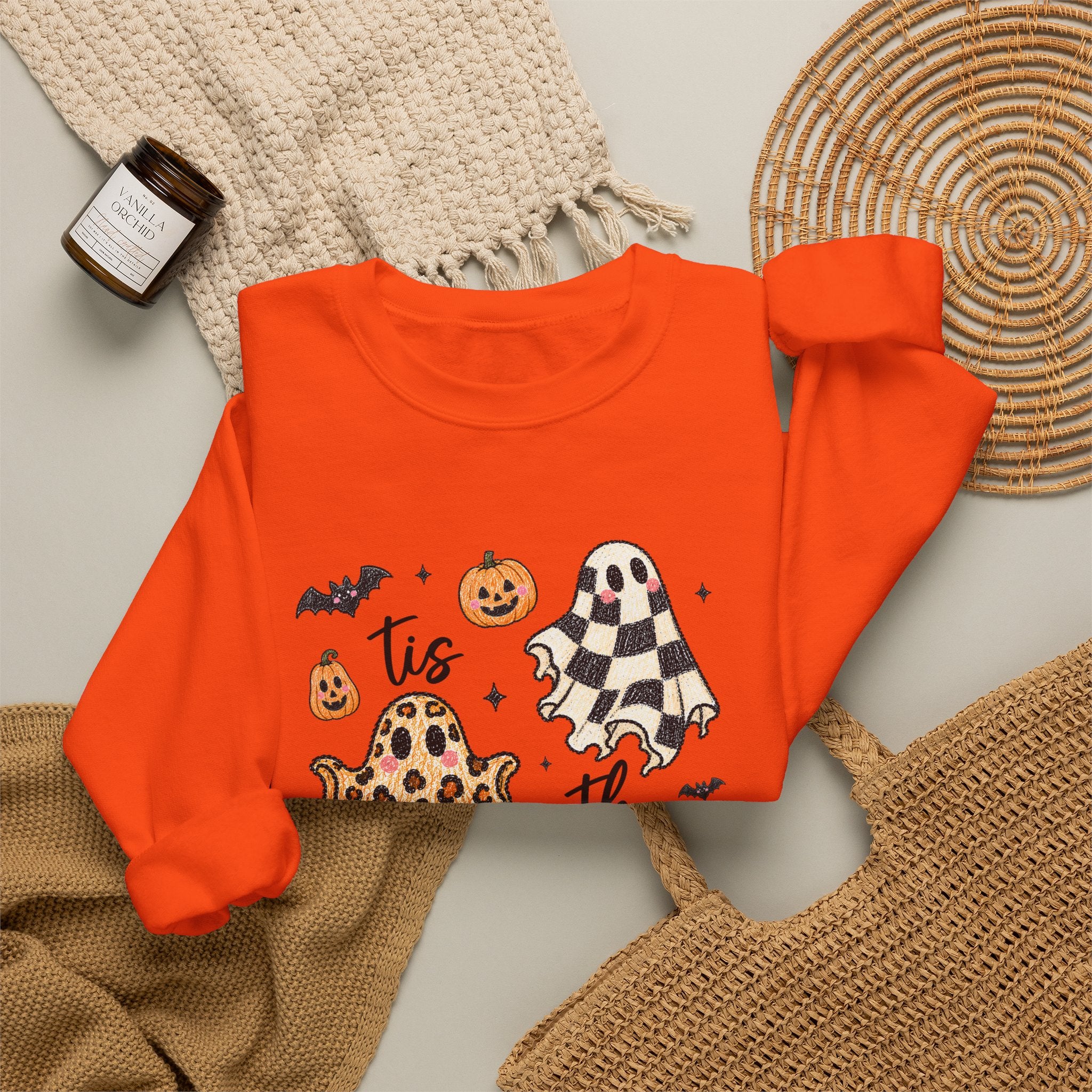Tis The Season Halloween Sweatshirt - Gildan