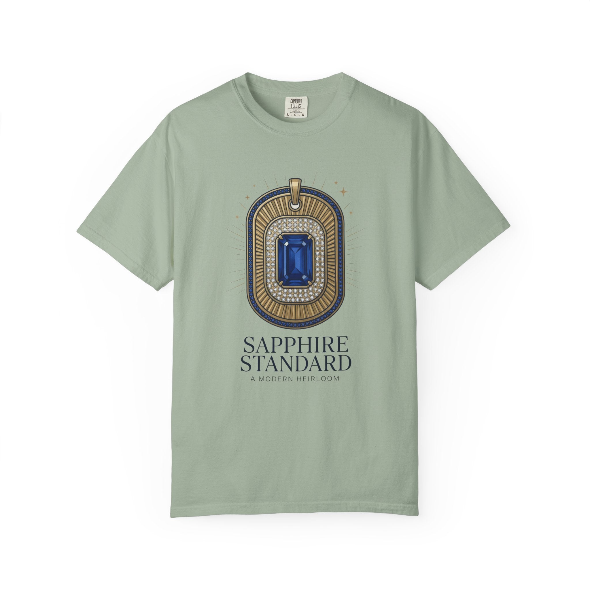 The Sapphire Standard Tee - Comfort Colors