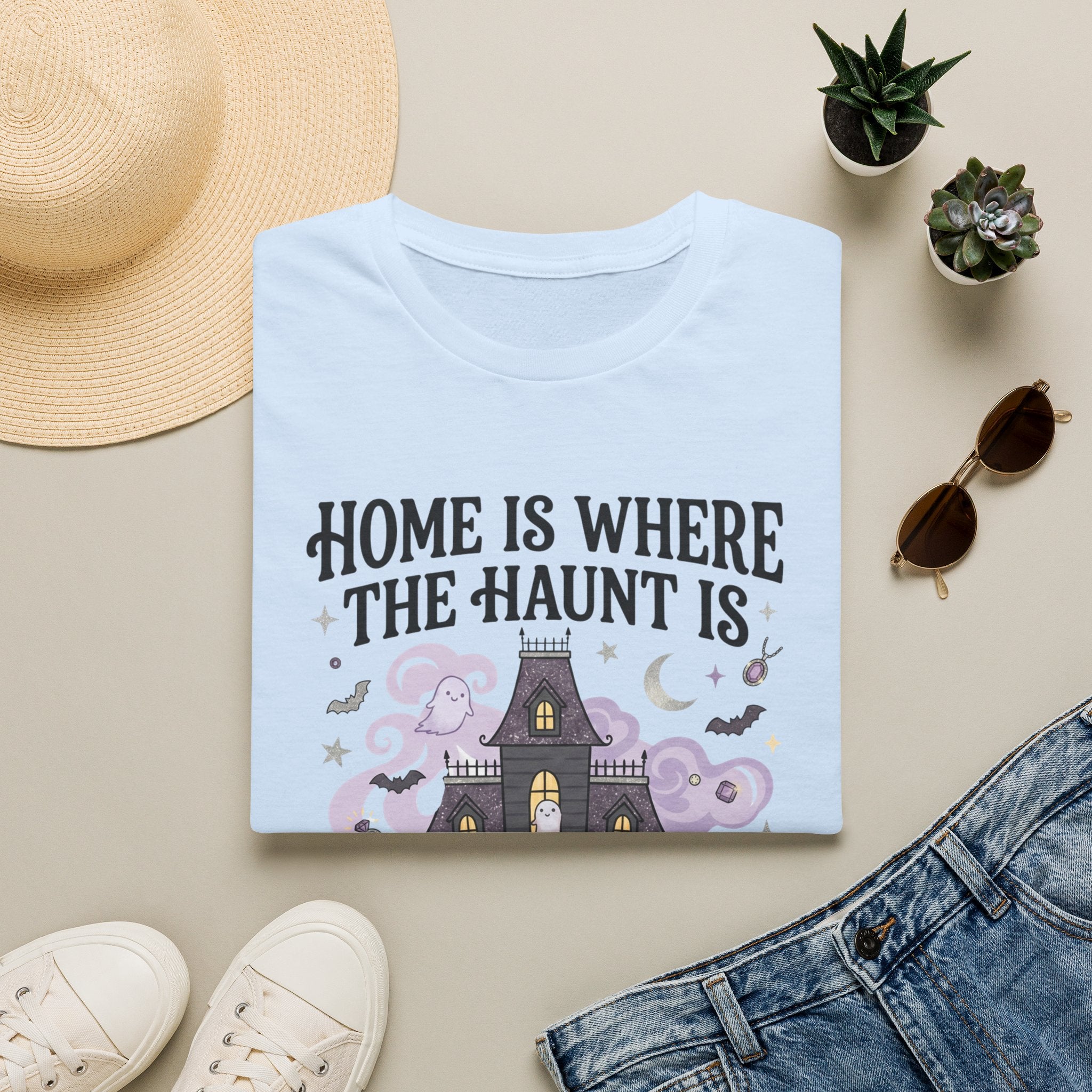Home Is Where The Haunt Is Tee - Gildan