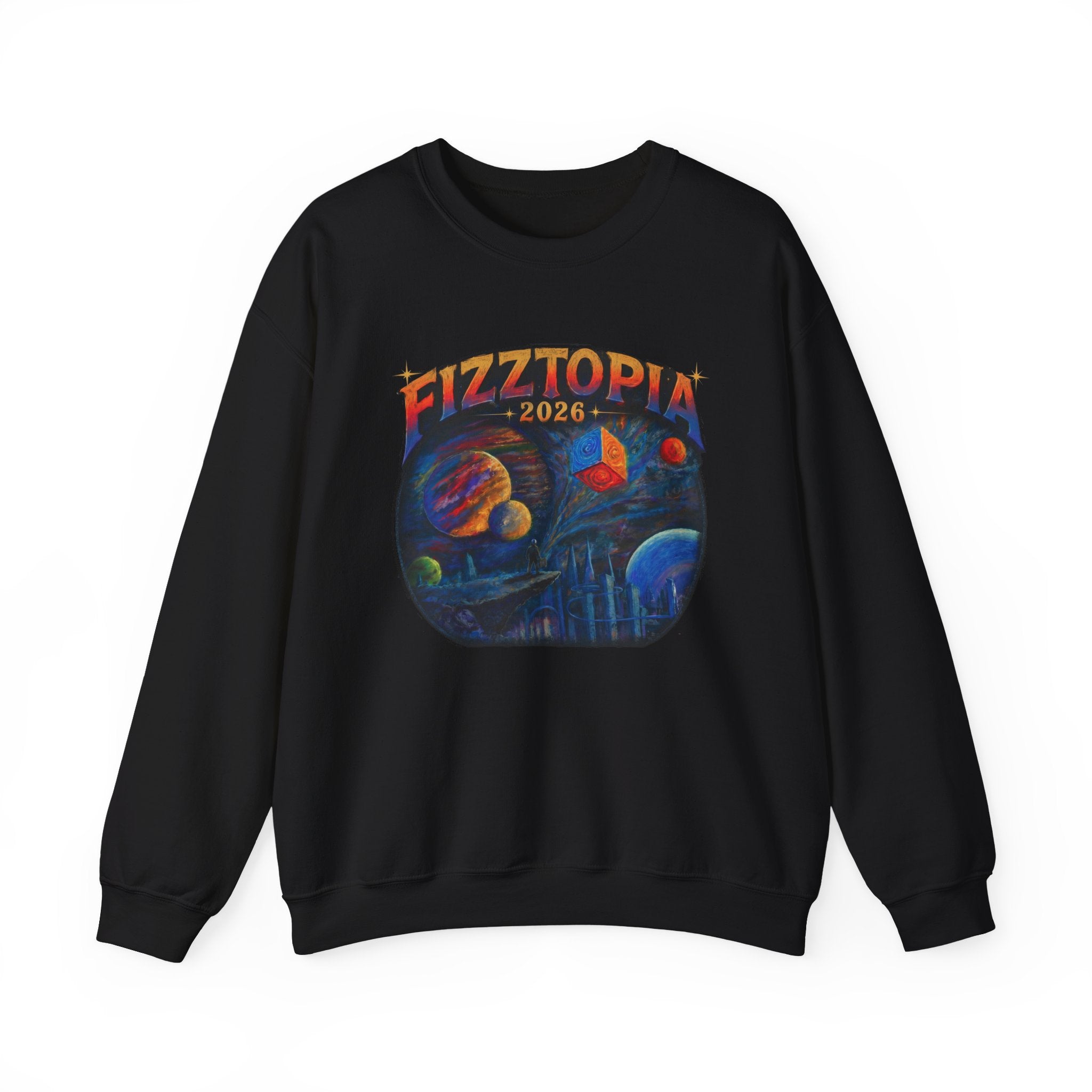 Daddy Ring Bomb's Fizztopia Galaxy Sweatshirt - Gildan