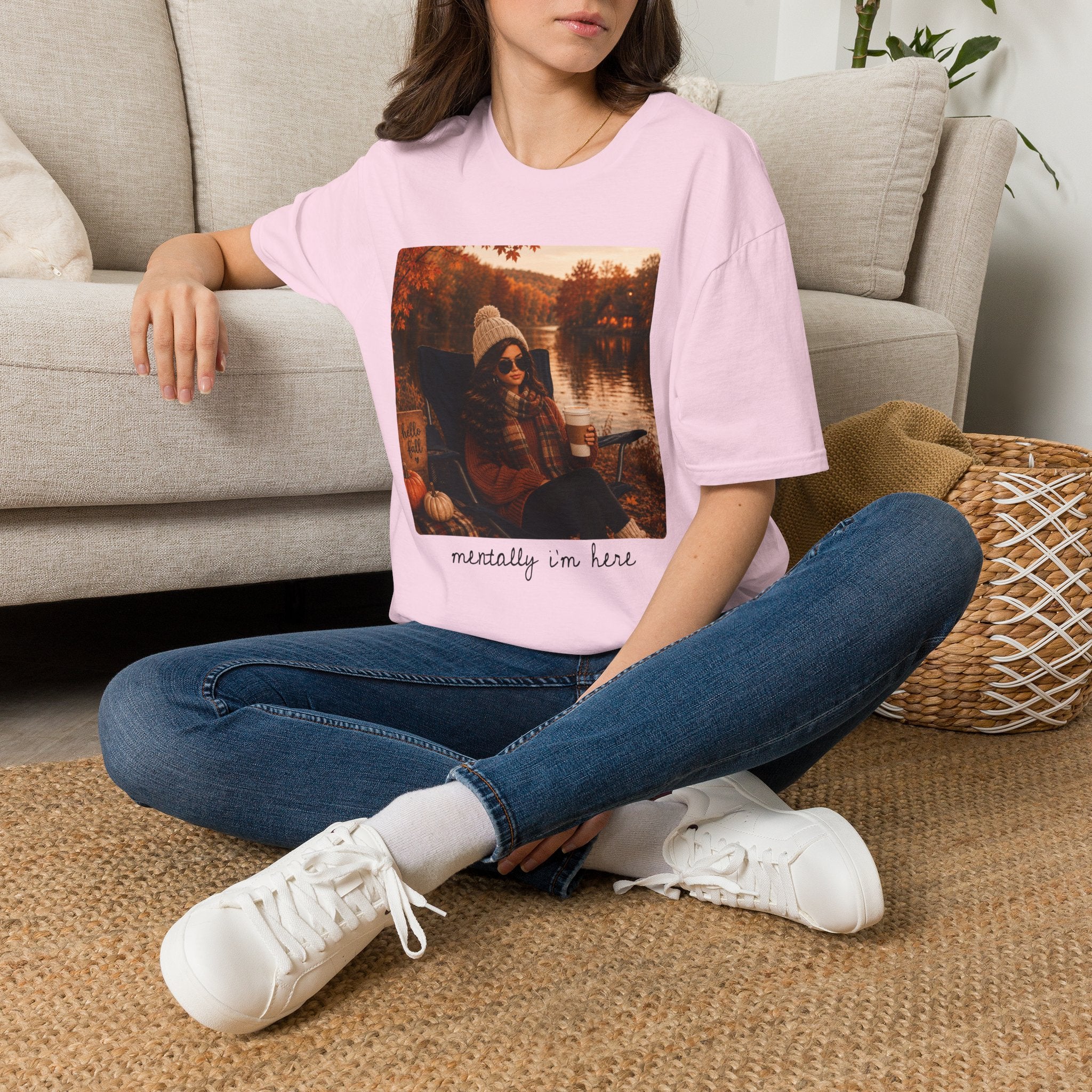 Mentally I'm Here Tee - Gildan