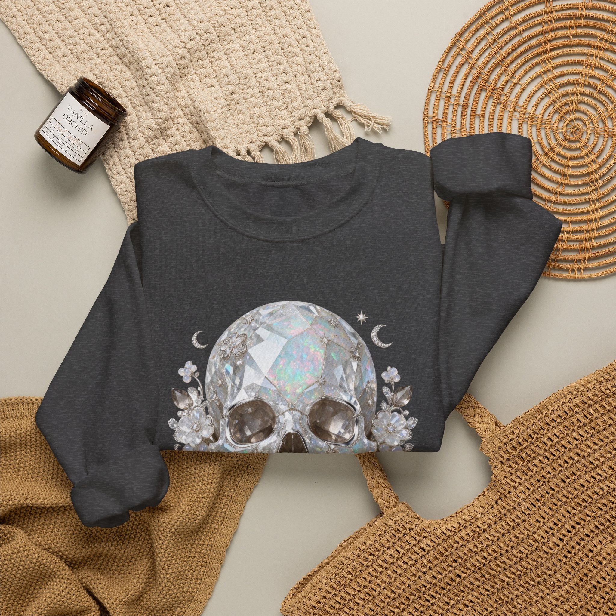 The Moonstone Skull Sweatshirt - Gildan