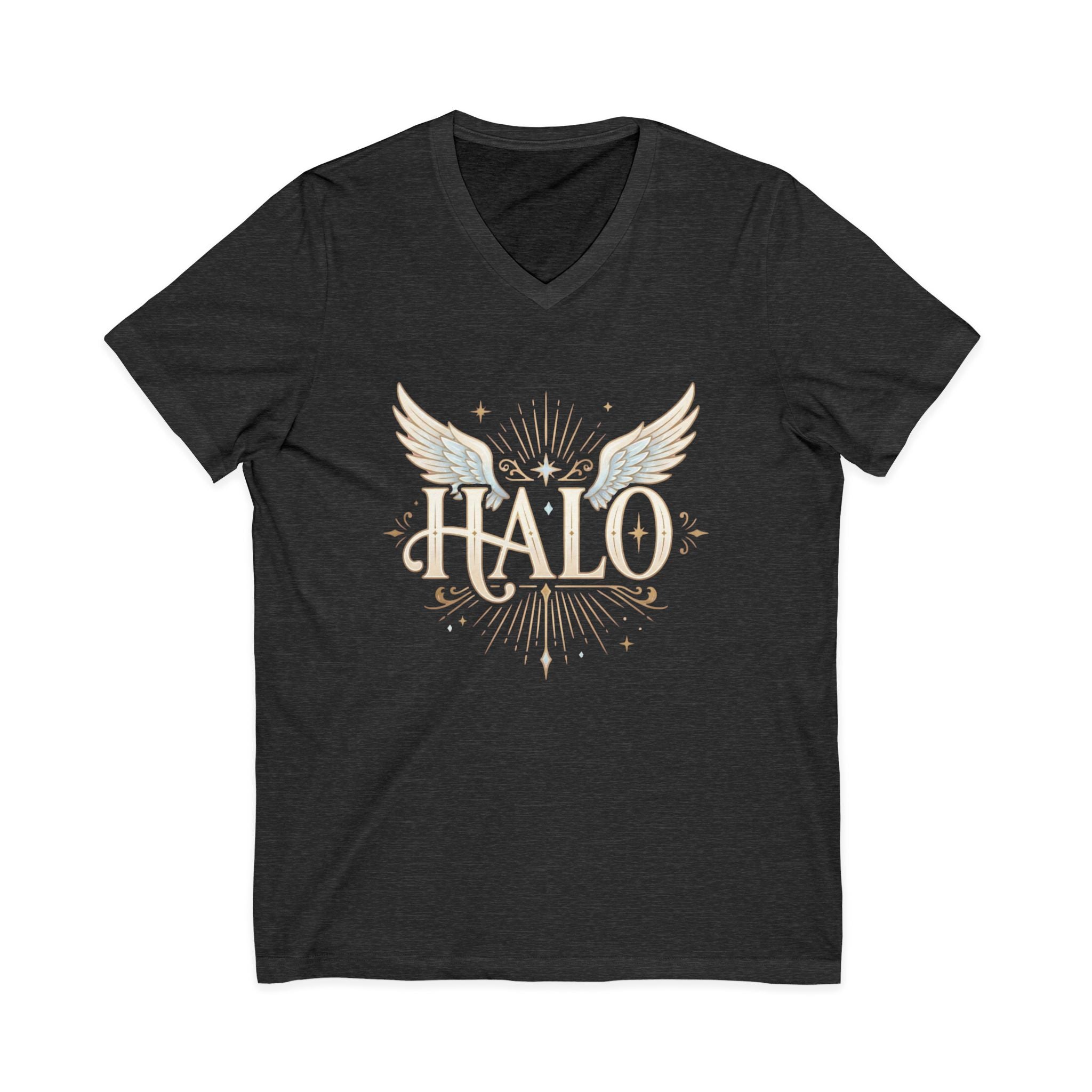 Halo V-Neck Tee - Bella+Canvas