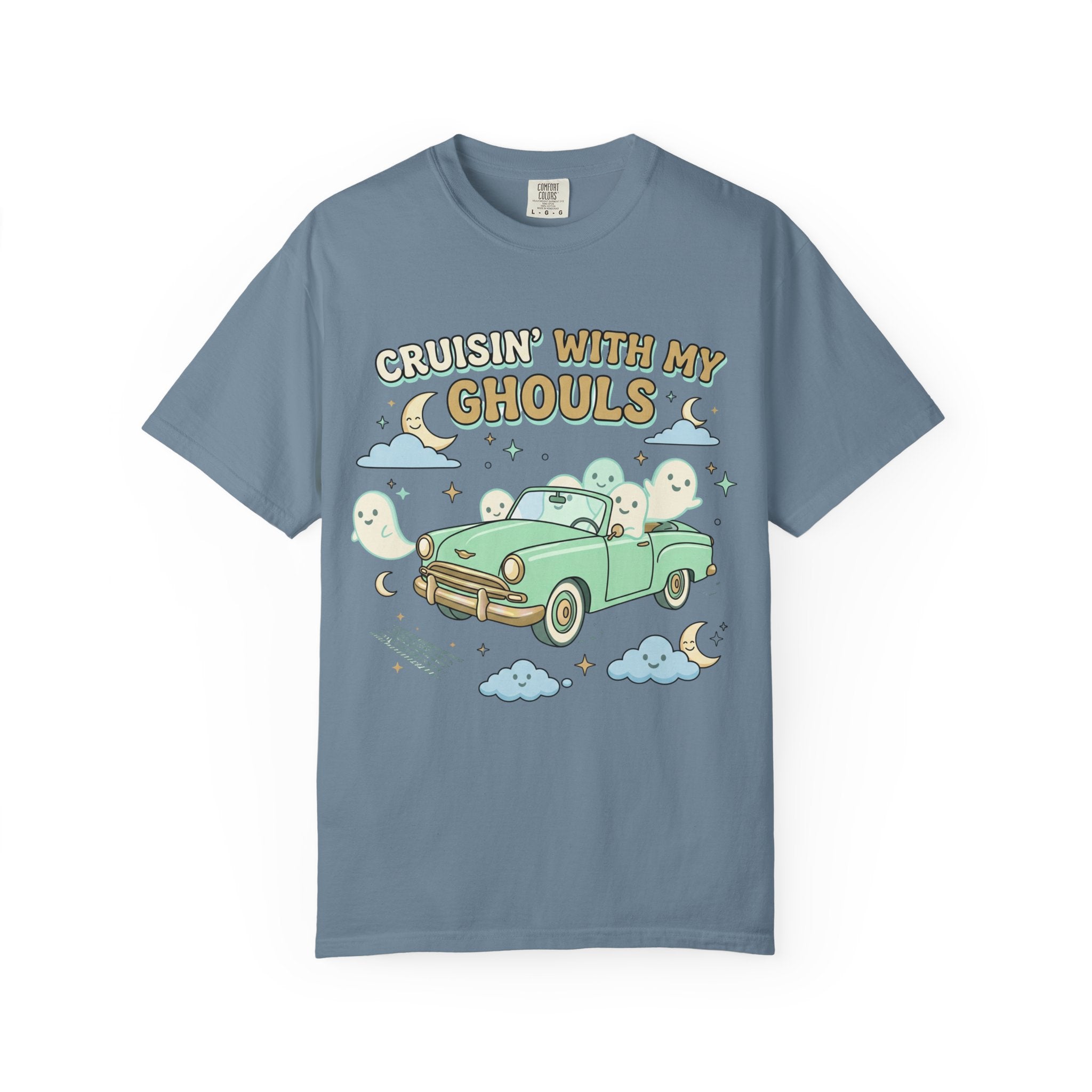 Cruisin' With My Ghouls Tee - Comfort Colors