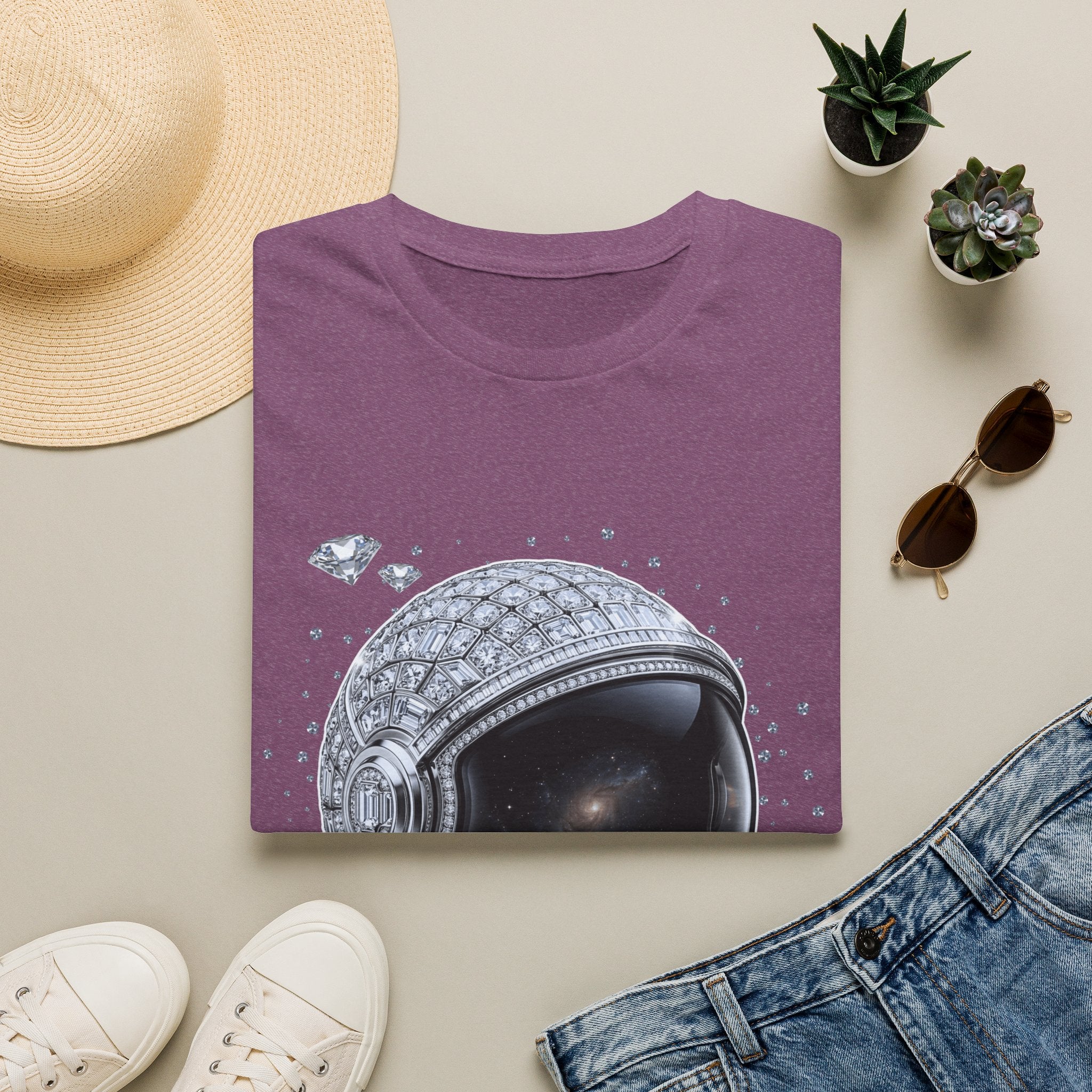 Sparkle Astronaut Tee - Gildan