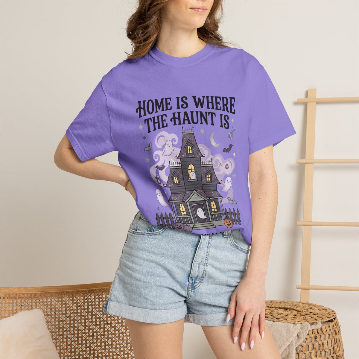 Home Is Where The Haunt Is Tee - Comfort Colors