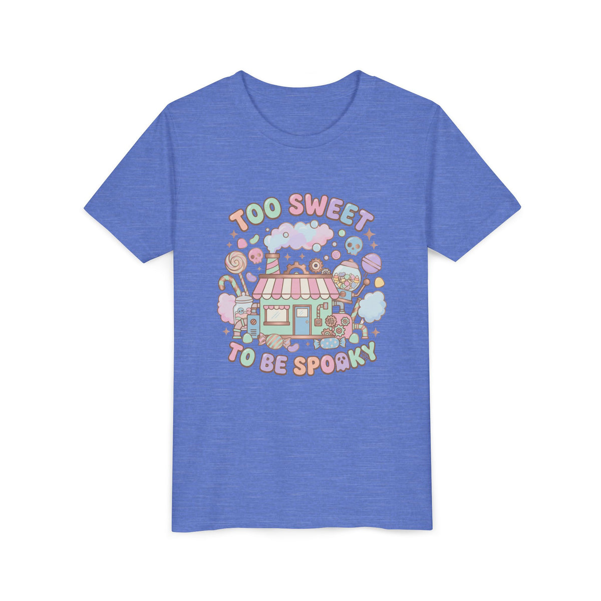 Too Sweet To Be Spooky Big Kid Tee