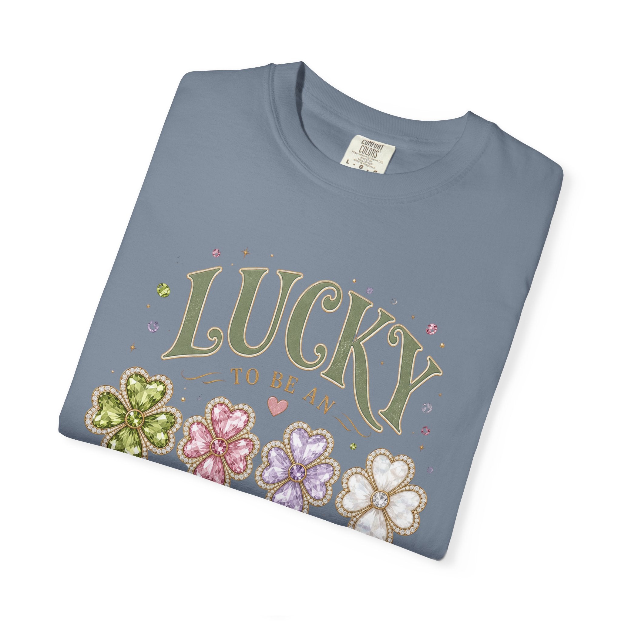 Lucky To Be an August Girl Tee - Comfort Colors