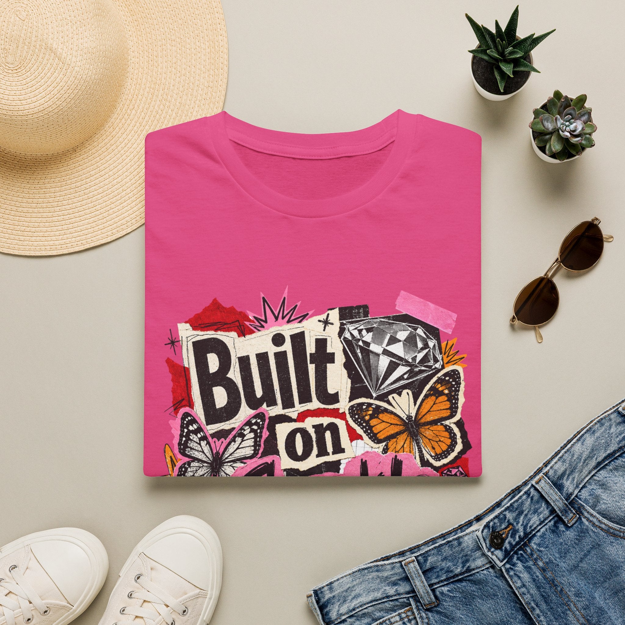 Built on Sparkle Tee - Gildan