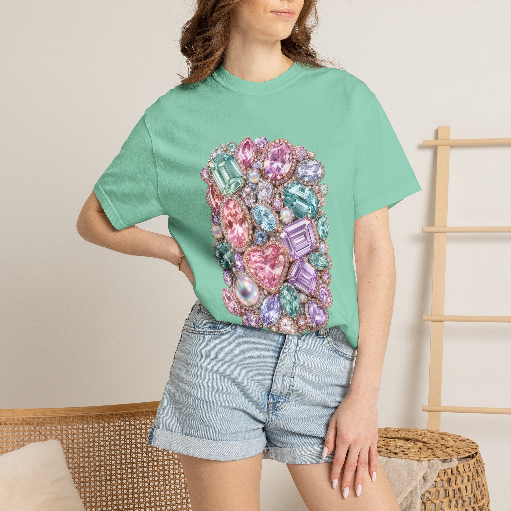Halo Gemstone Tee - Comfort Colors