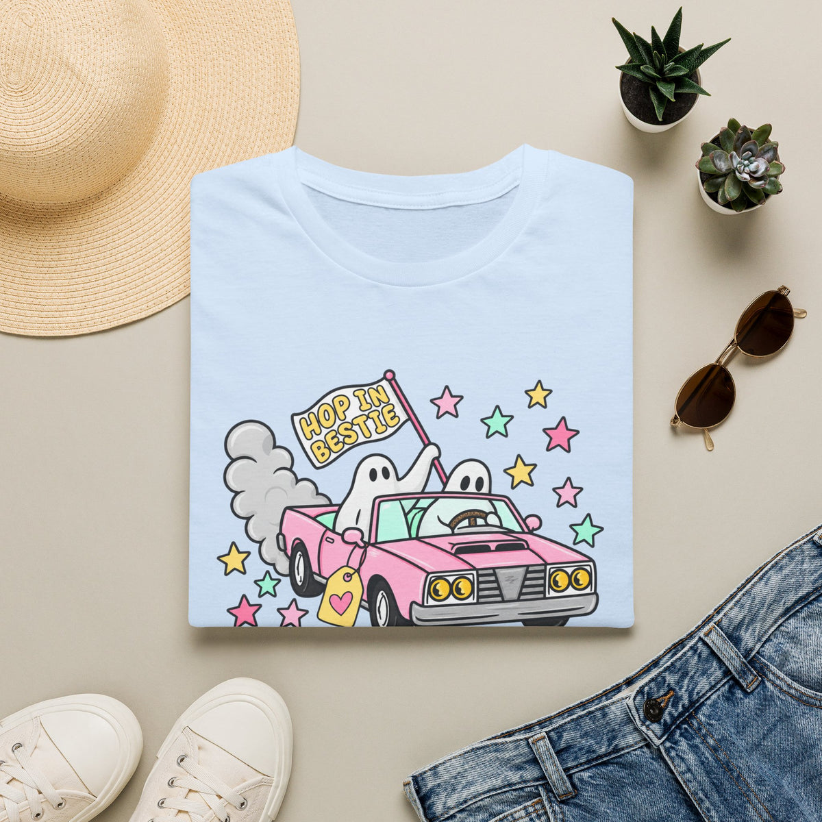 Hop In Bestie Tee - Gildan