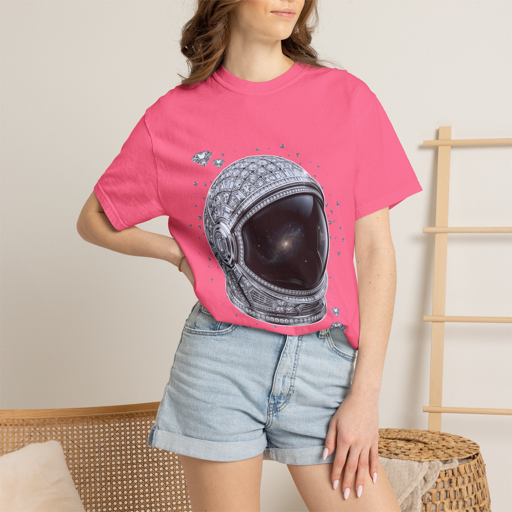 Sparkle Astronaut Tee - Comfort Colors