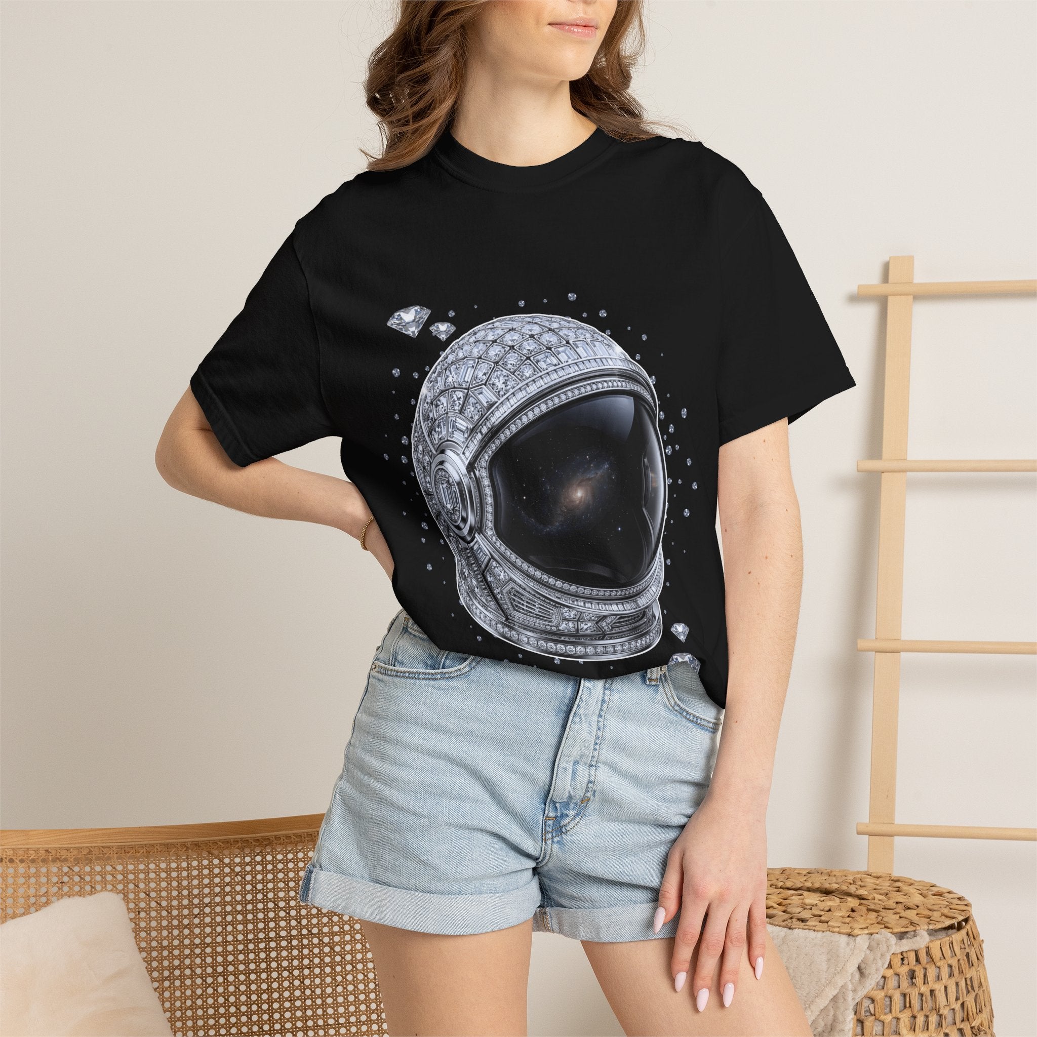 Sparkle Astronaut Tee - Comfort Colors