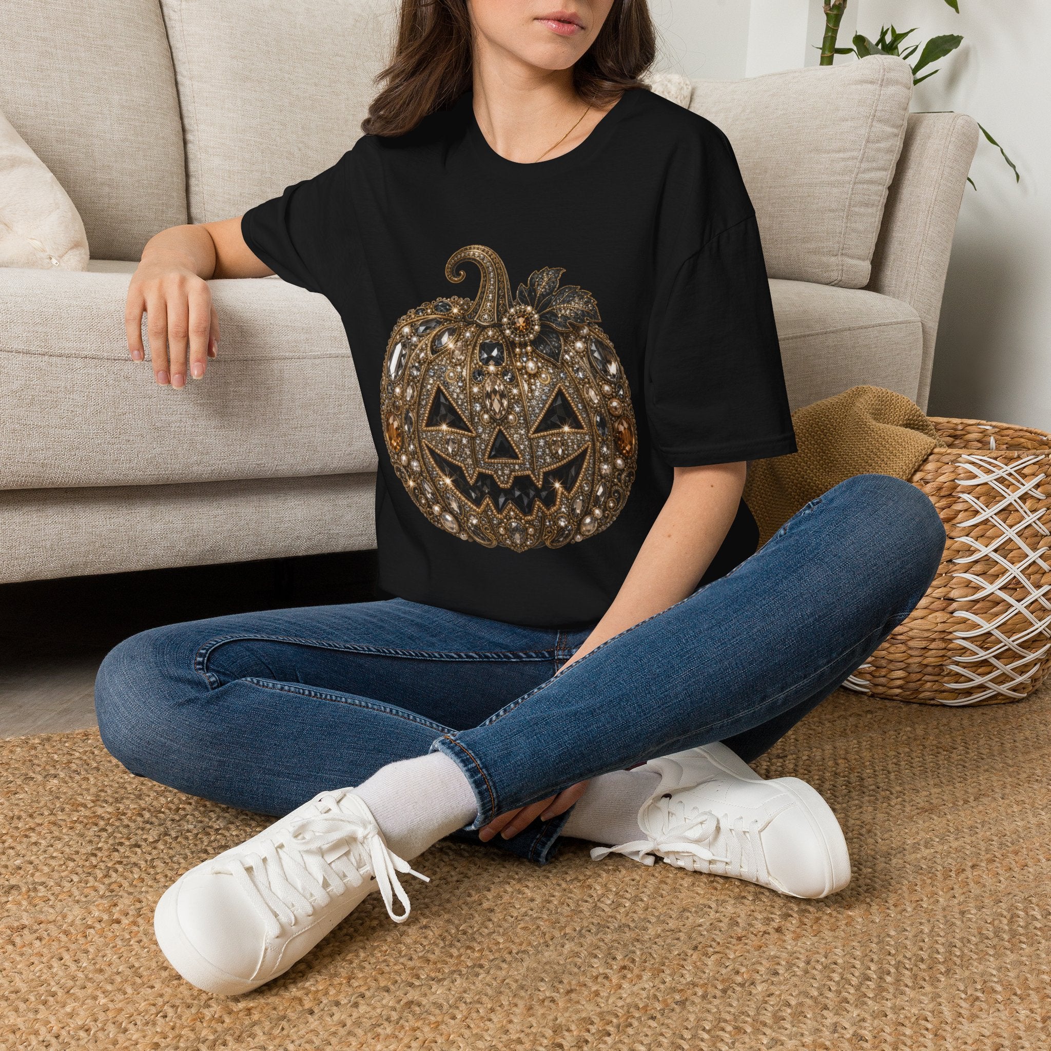 The Jeweled Pumpkin Tee - Gildan