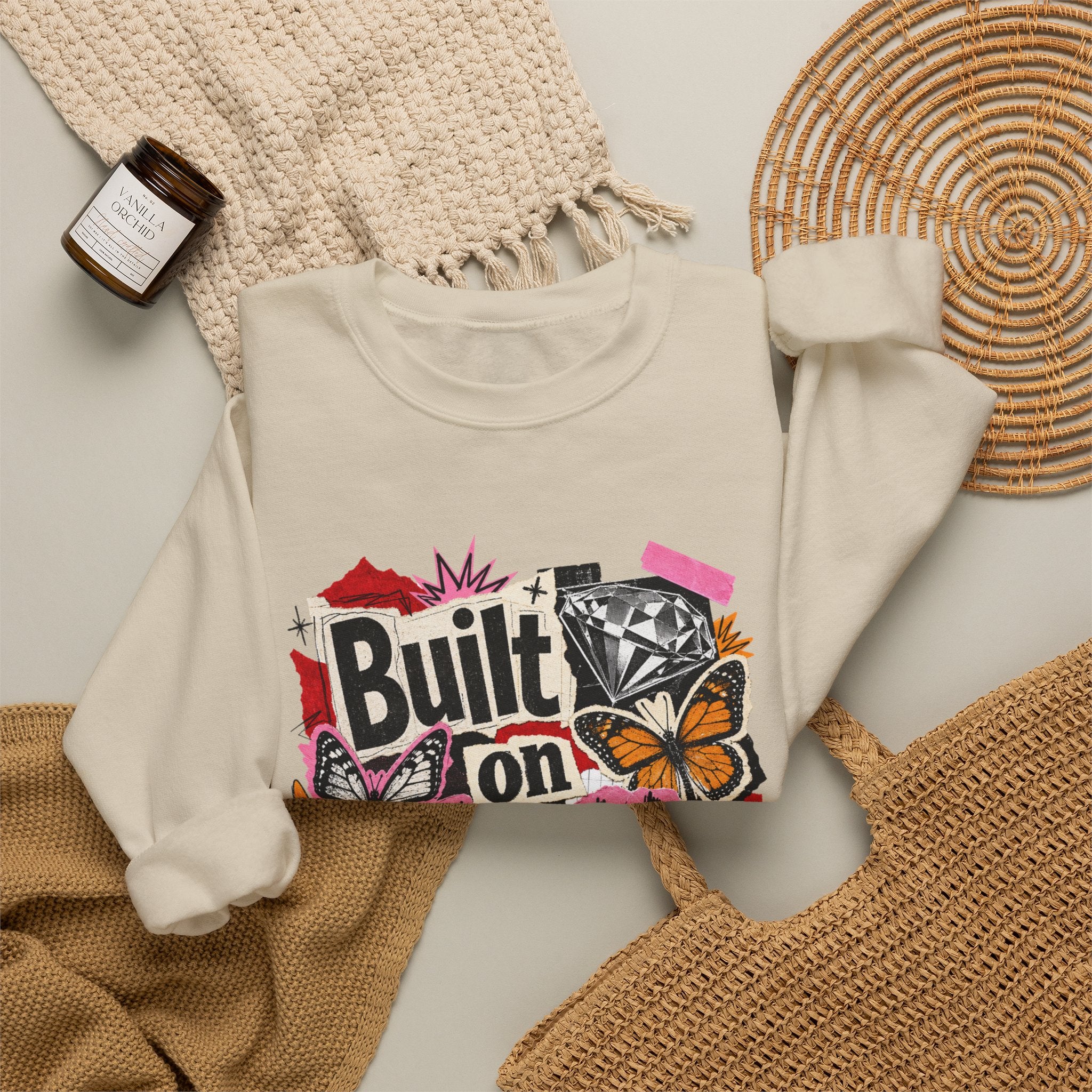 Built on Sparkle Sweatshirt - Gildan