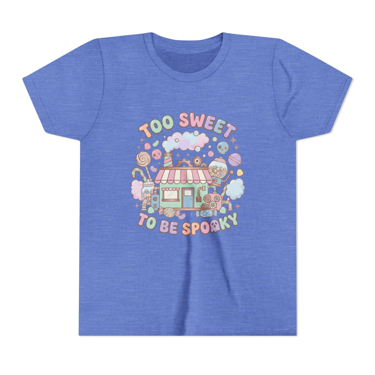 Too Sweet To Be Spooky Big Kid Tee