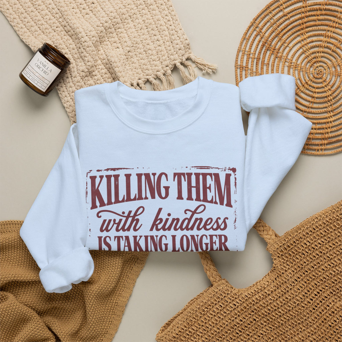 Killing Them With Kindness Sweatshirt - Gildan
