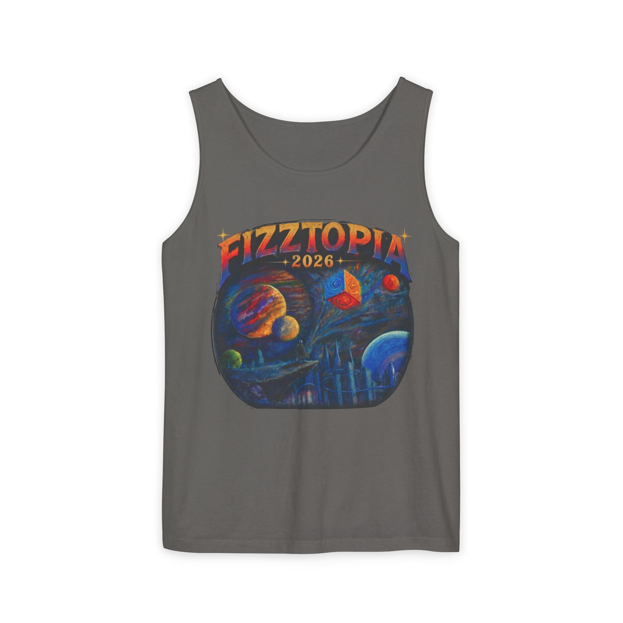 Daddy Ring Bomb's Fizztopia Galaxy Tank - Comfort Colors