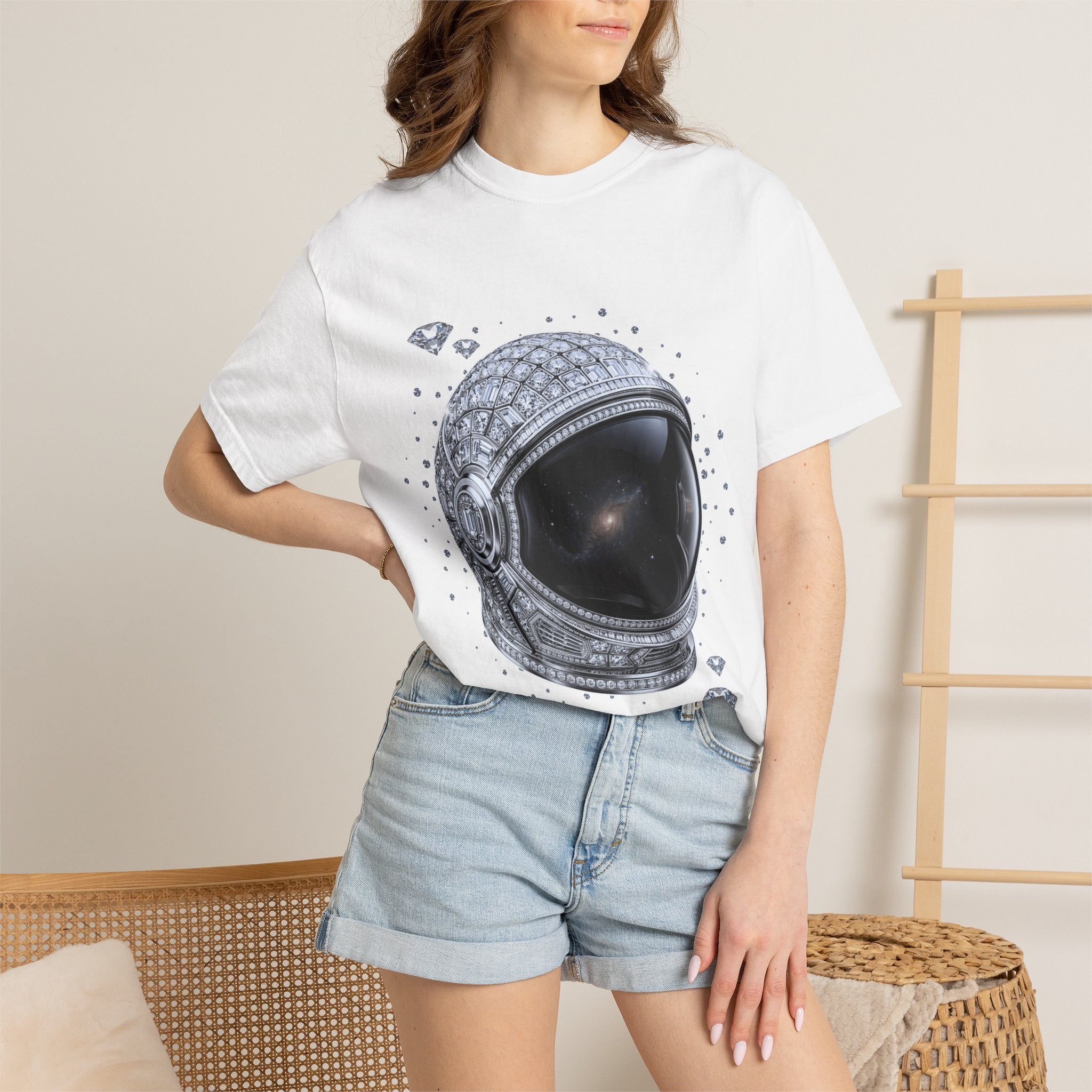 Sparkle Astronaut Tee - Comfort Colors