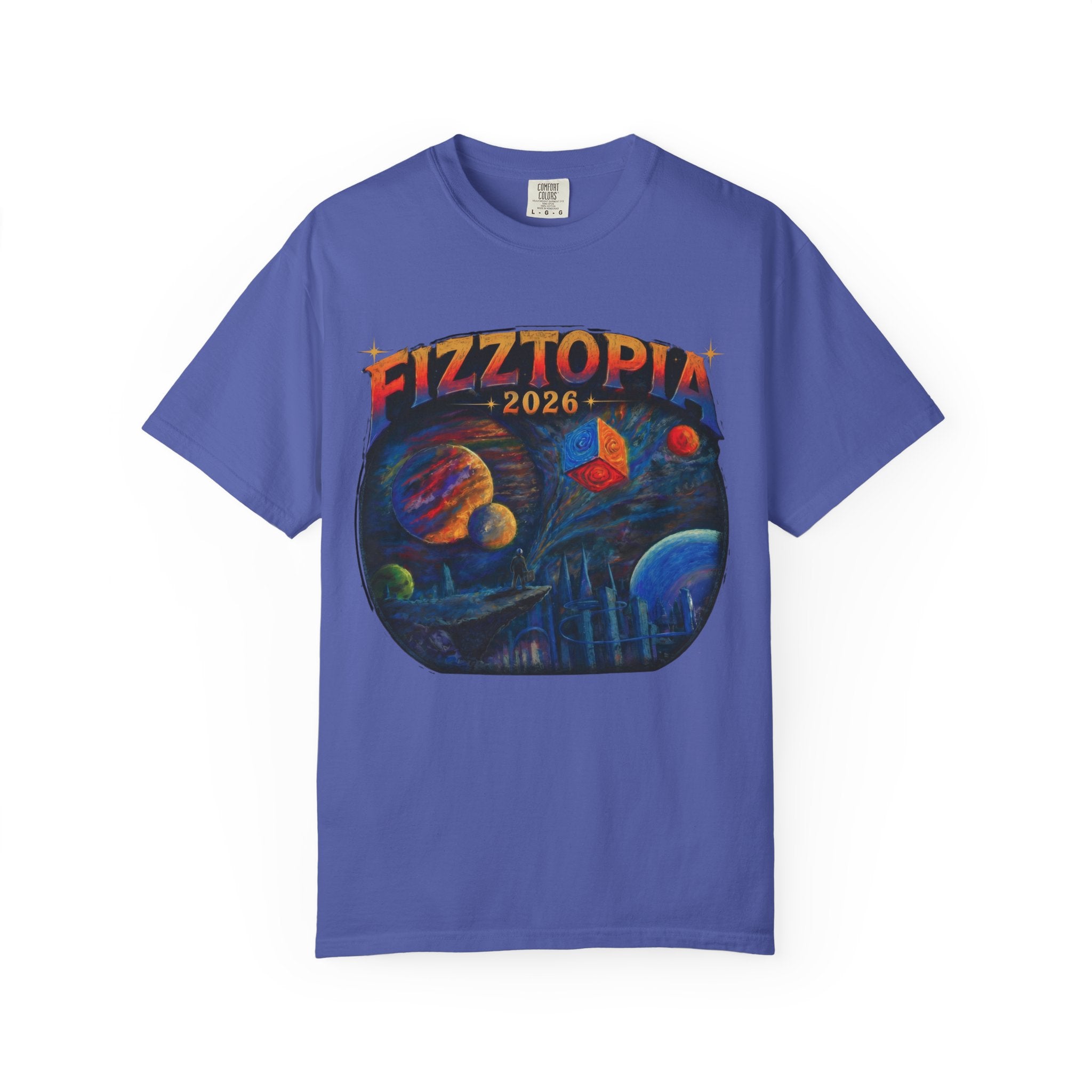 Daddy Ring Bomb's Fizztopia Galaxy Shirt - Comfort Colors