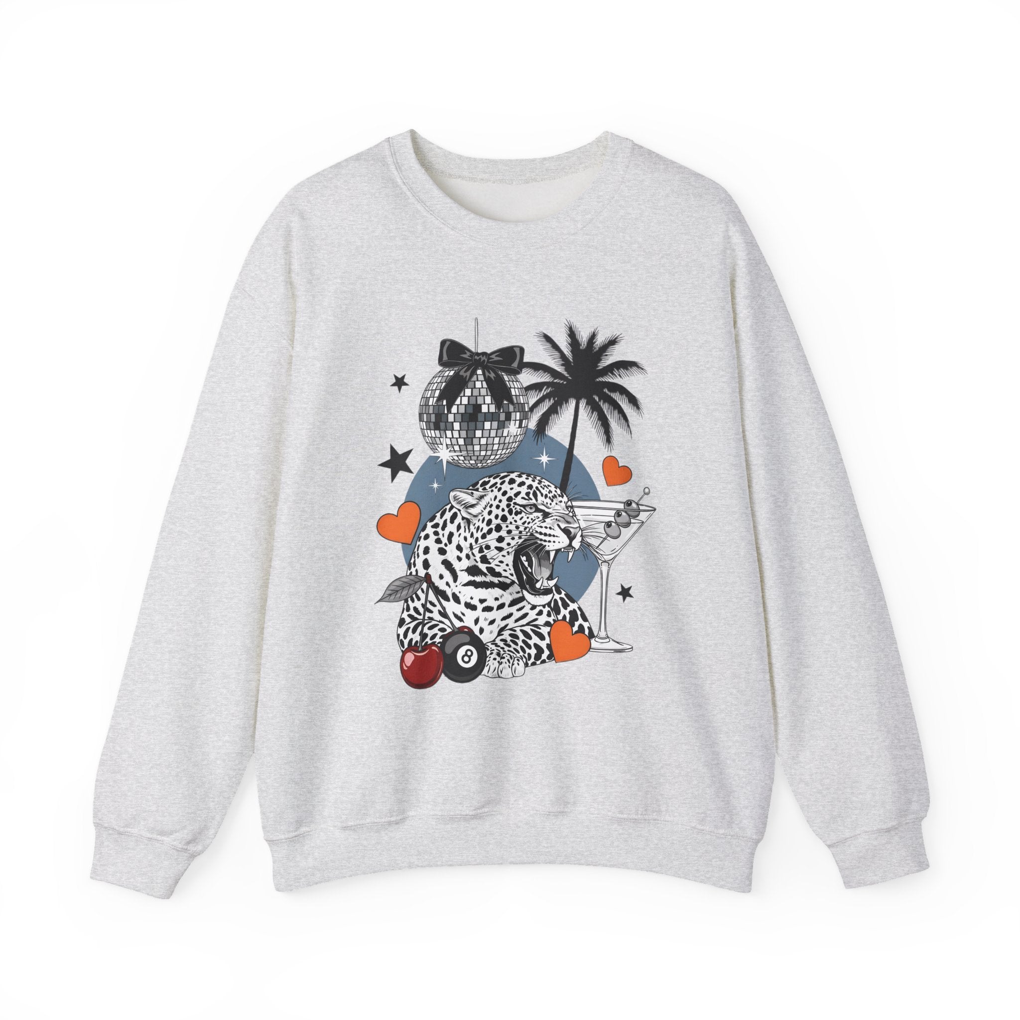 Disco Cheetah Sweatshirt - Gildan