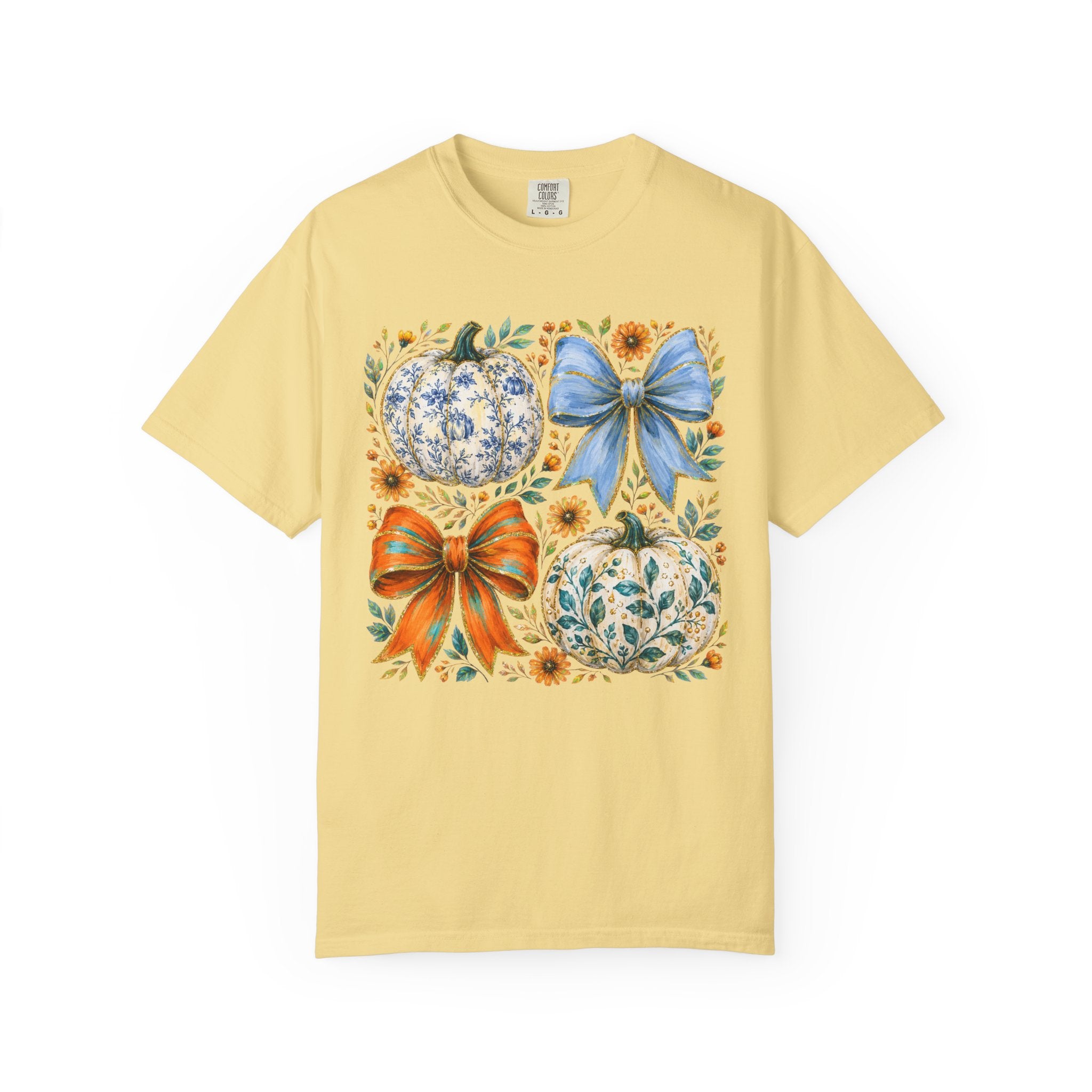 Cozy Autumn Pumpkin Tee - Comfort Colors