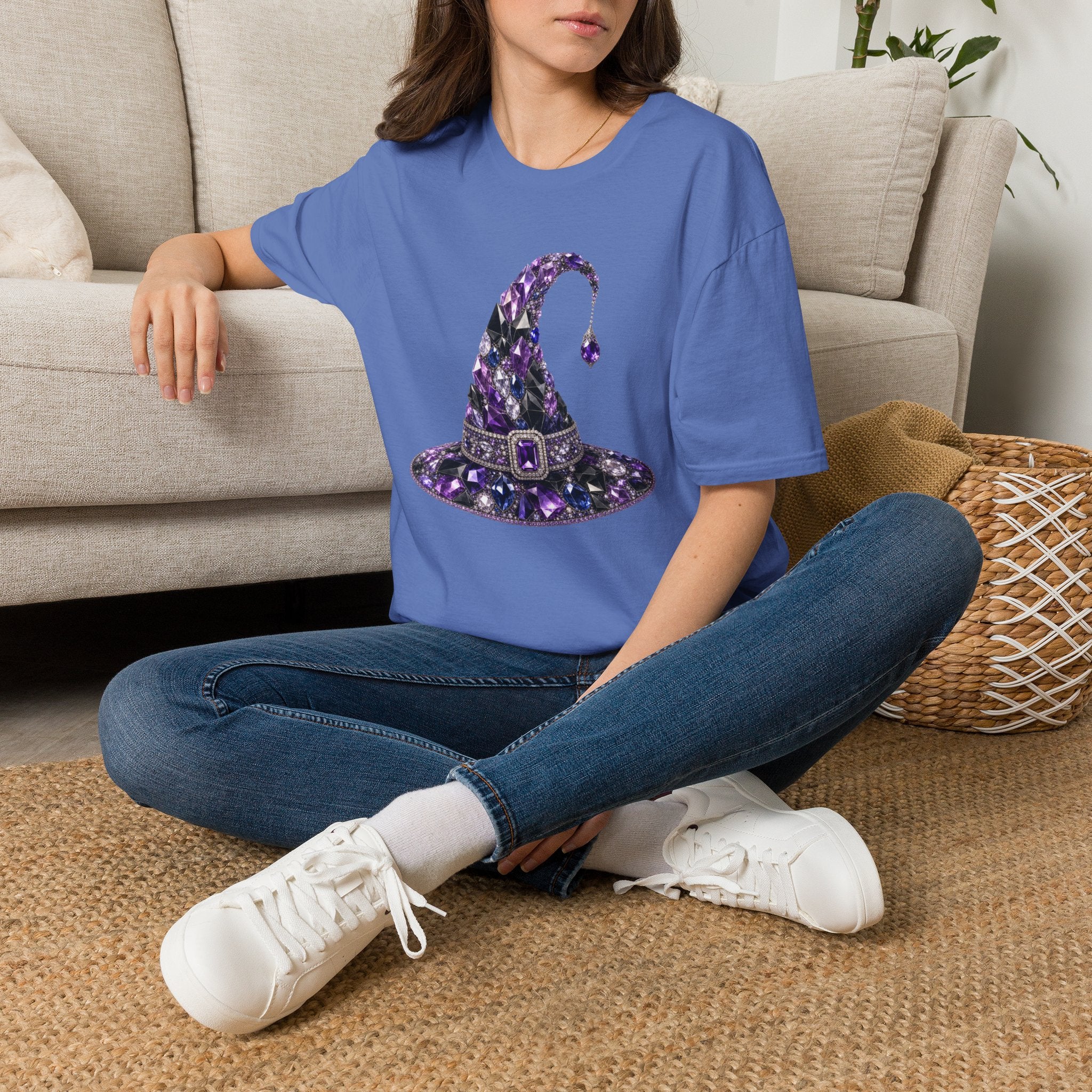 The Jeweled Witches Hat Tee - Gildan