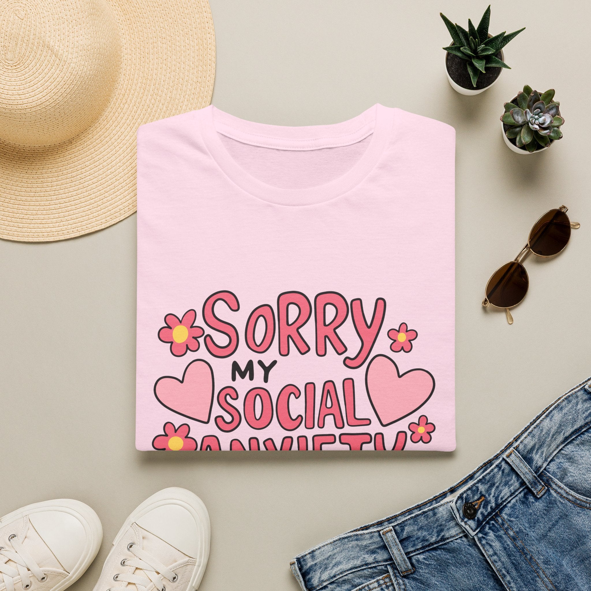 My Social Anxiety Says No Tee- Gildan